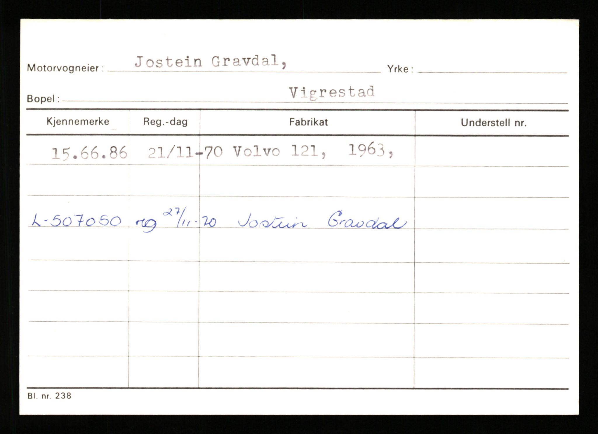 Stavanger trafikkstasjon, AV/SAST-A-101942/0/G/L0010: Registreringsnummer: 130000 - 239953, 1930-1971, s. 907