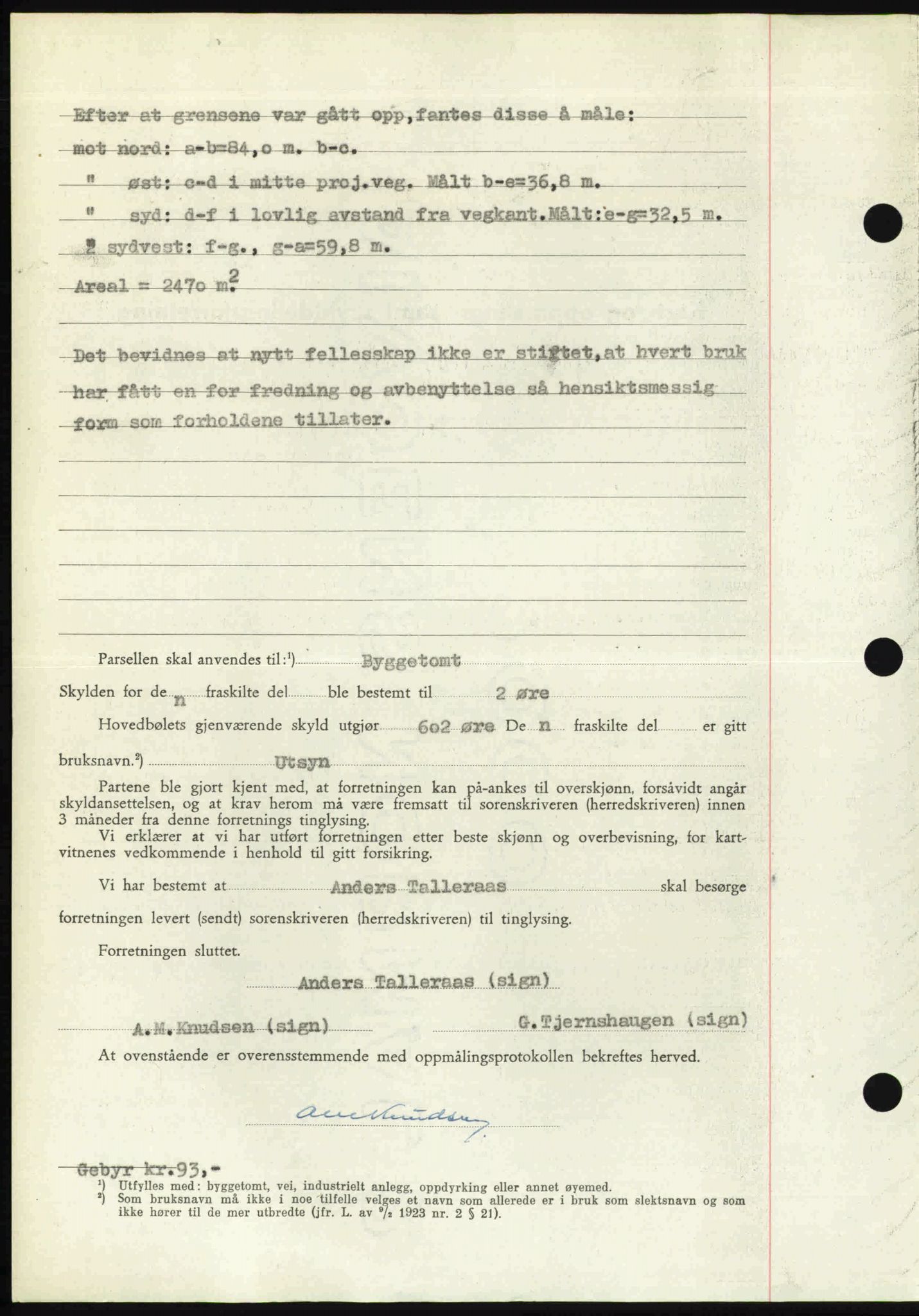 Follo sorenskriveri, SAO/A-10274/G/Ga/Gaa/L0085: Pantebok nr. I 85, 1948-1948, Dagboknr: 4365/1948