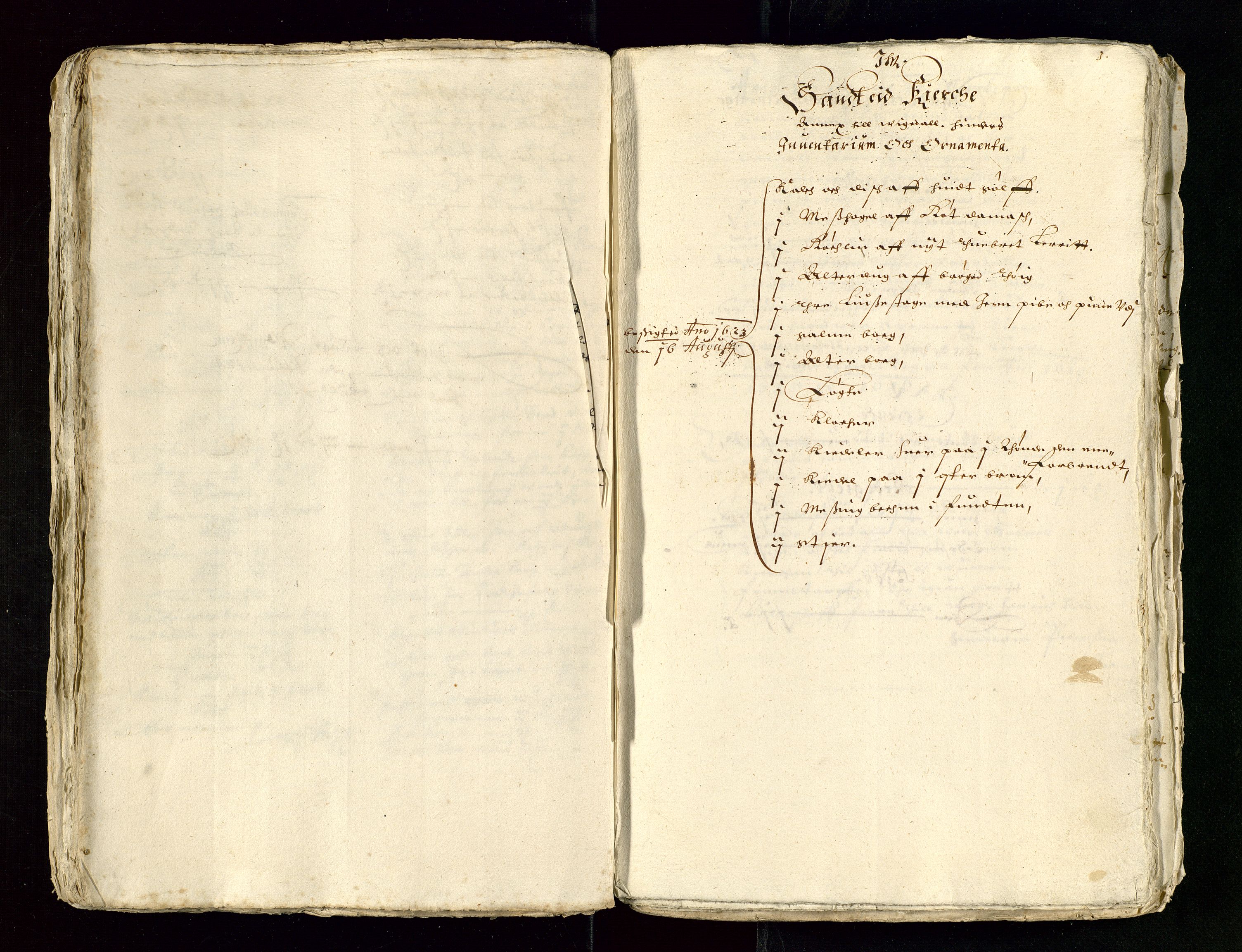 Stavanger len, AV/SAST-A-101870/Ob/L0018: Kirkeregnskaper, 1613-1632, s. 44