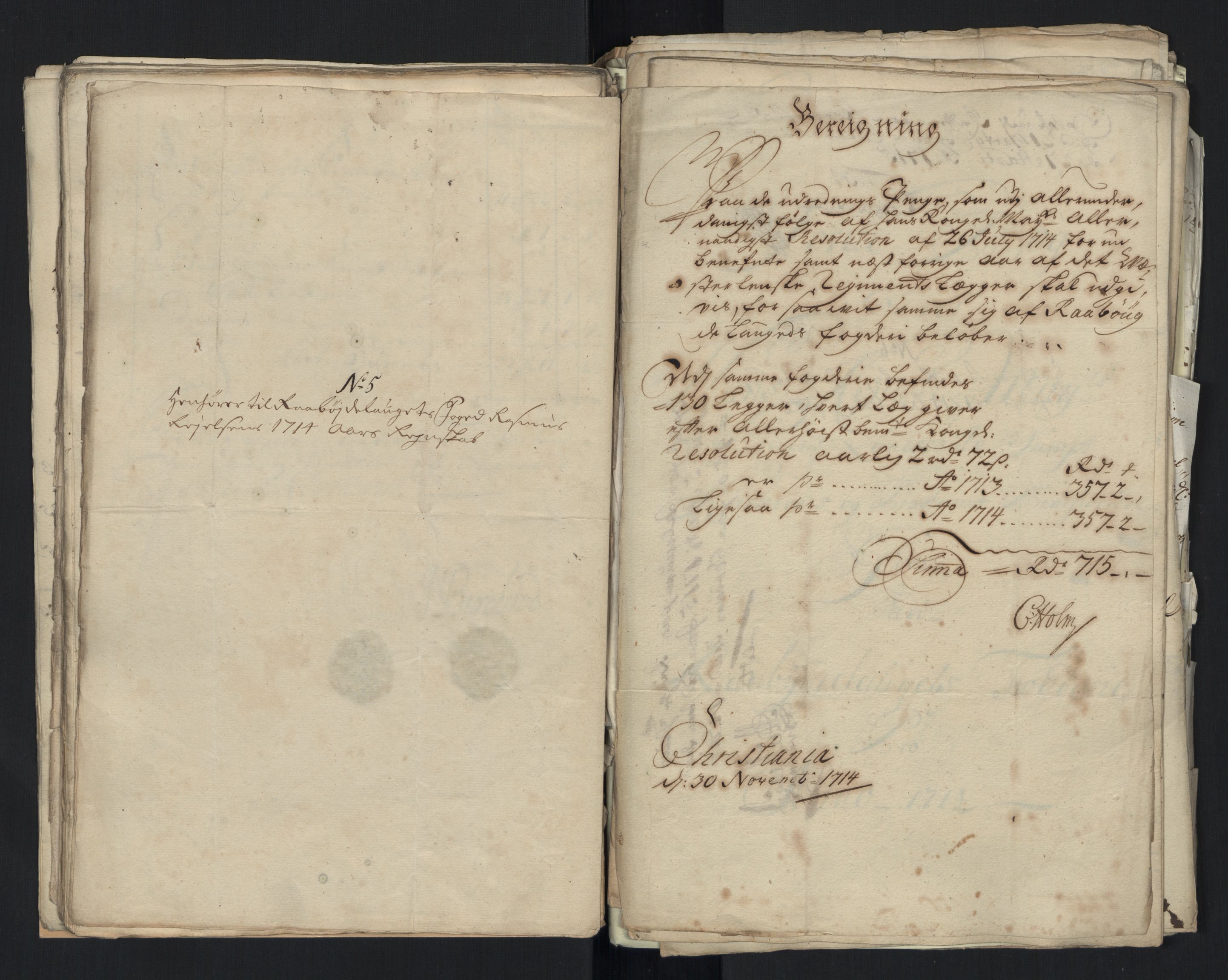 Rentekammeret inntil 1814, Reviderte regnskaper, Fogderegnskap, RA/EA-4092/R40/L2451: Fogderegnskap Råbyggelag, 1714-1715, s. 71