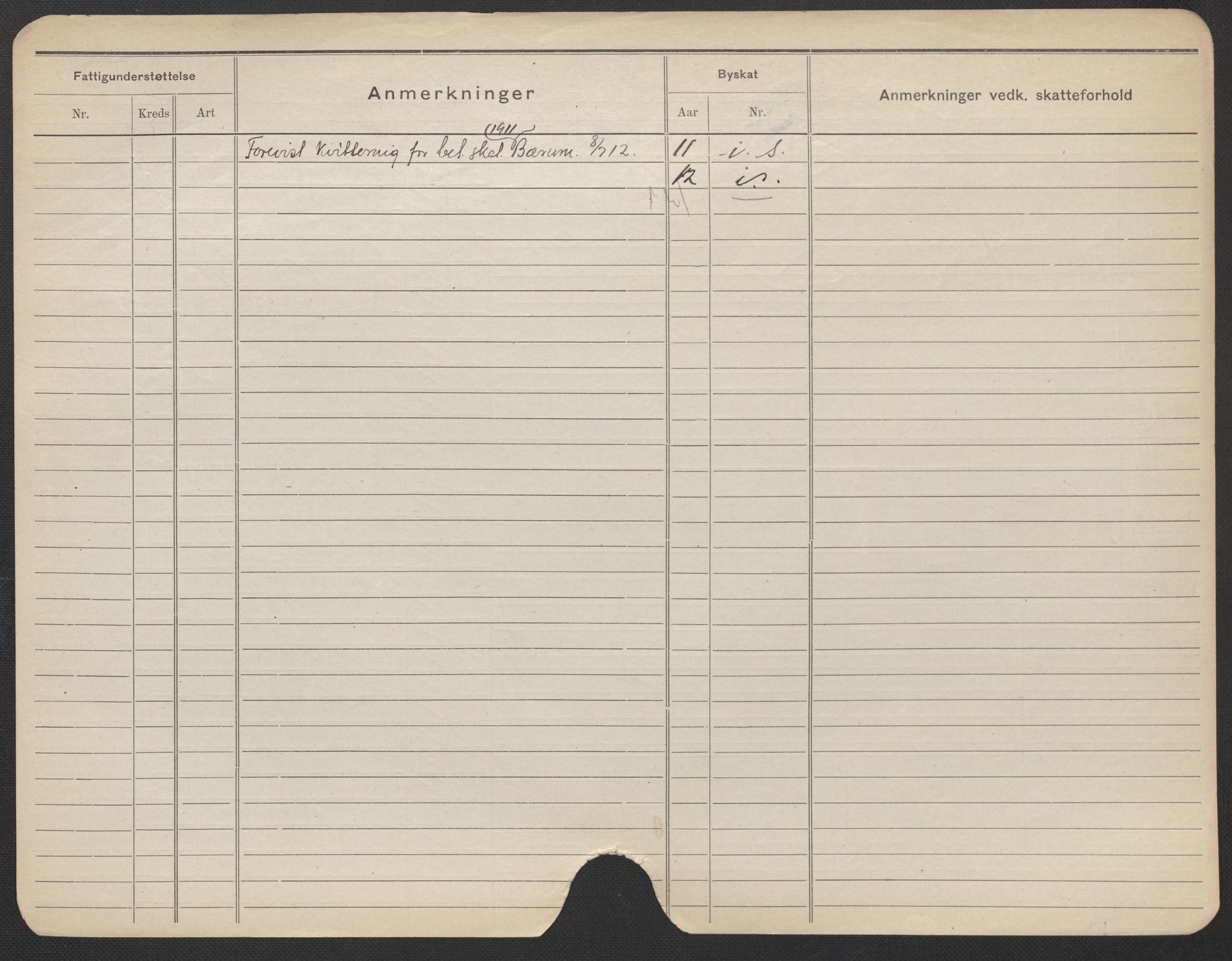 Oslo folkeregister, Registerkort, AV/SAO-A-11715/F/Fa/Fac/L0022: Kvinner, 1906-1914, s. 851b