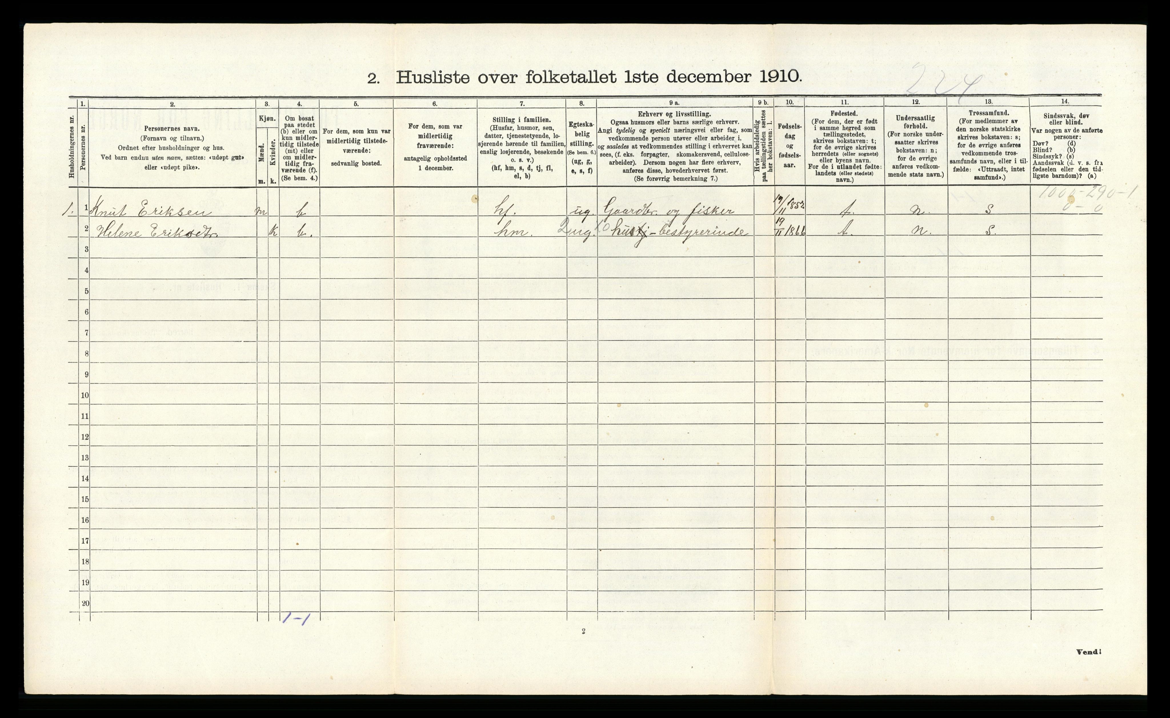 RA, Folketelling 1910 for 1258 Herdla herred, 1910, s. 313