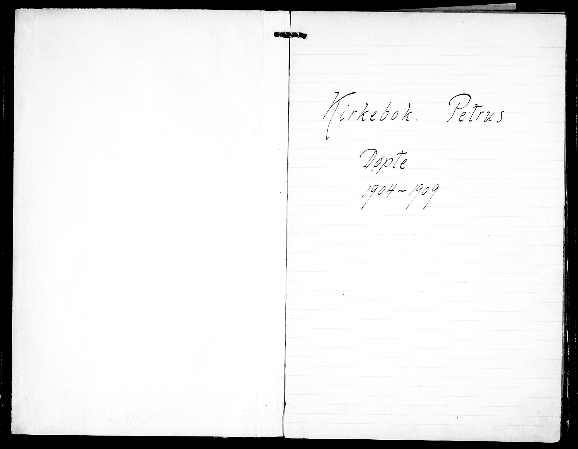Petrus prestekontor Kirkebøker, AV/SAO-A-10872/F/Fa/L0008: Ministerialbok nr. I 8, 1899-1909