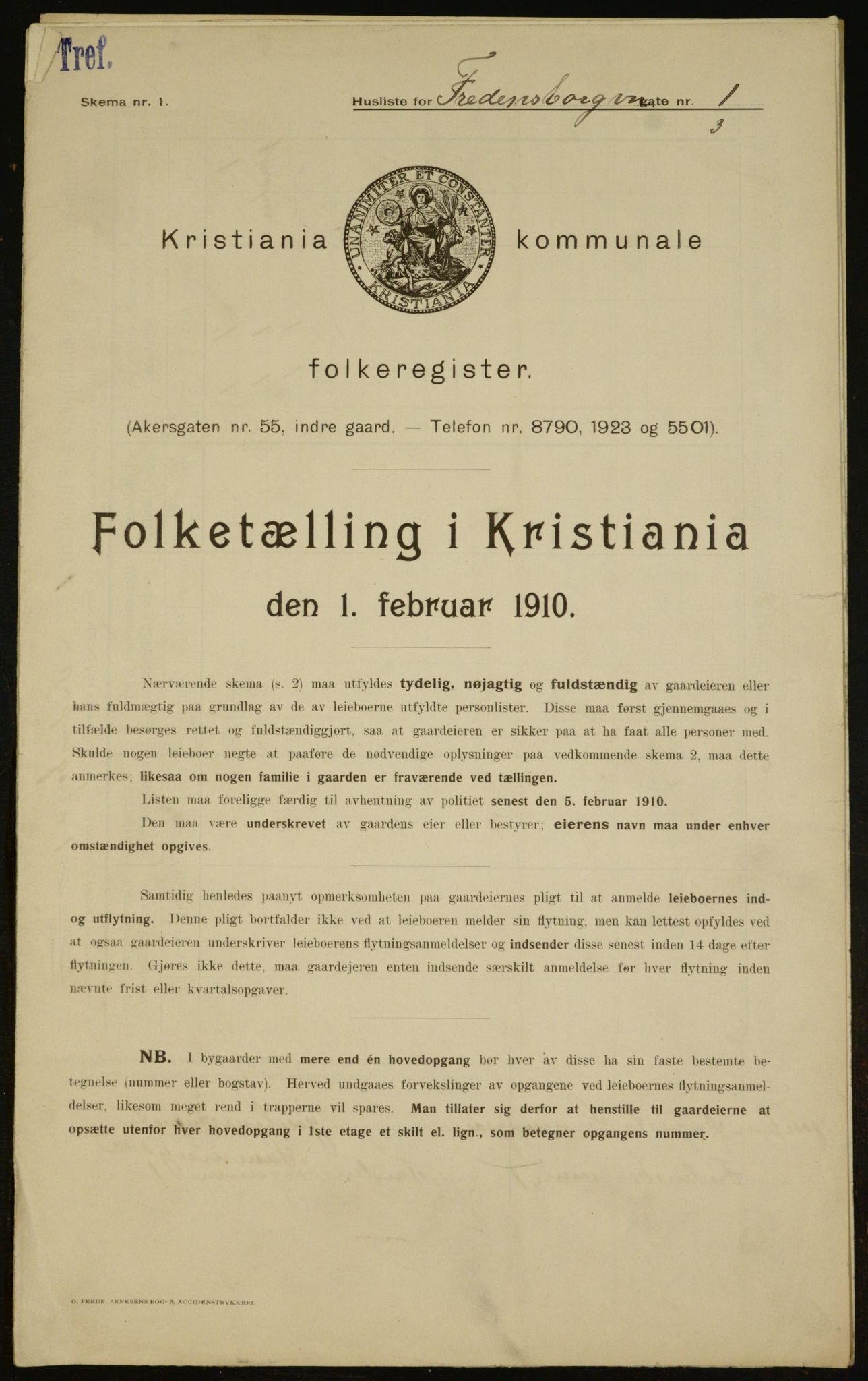 OBA, Kommunal folketelling 1.2.1910 for Kristiania, 1910, s. 23981