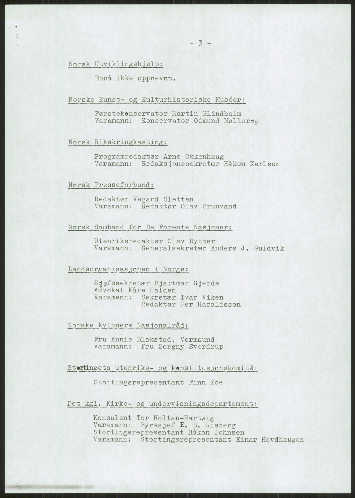 Den norske nasjonalkommisjonen for UNESCO, AV/RA-S-1730/A/Ad/L0001: --, 1953-1981