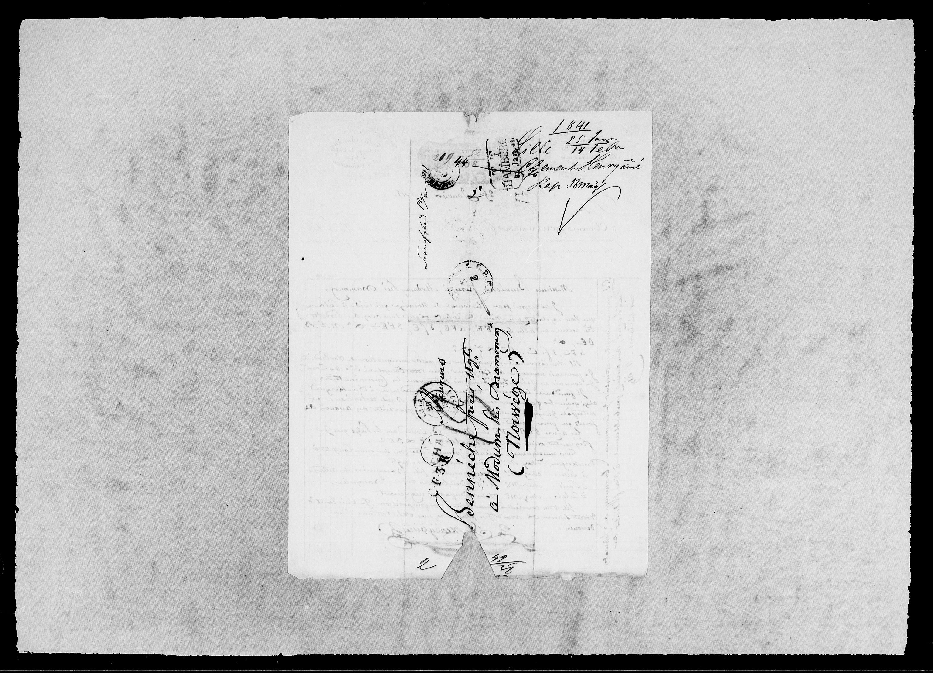 Modums Blaafarveværk, RA/PA-0157/G/Gb/L0125/0001: -- / Innkomne brev A - Z, 1840-1841, s. 3