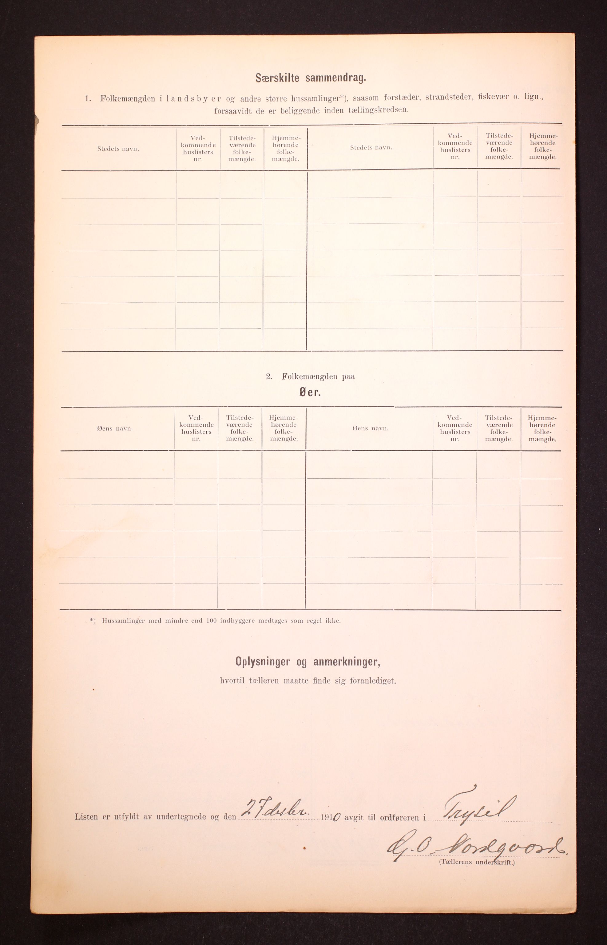 RA, Folketelling 1910 for 0428 Trysil herred, 1910, s. 14