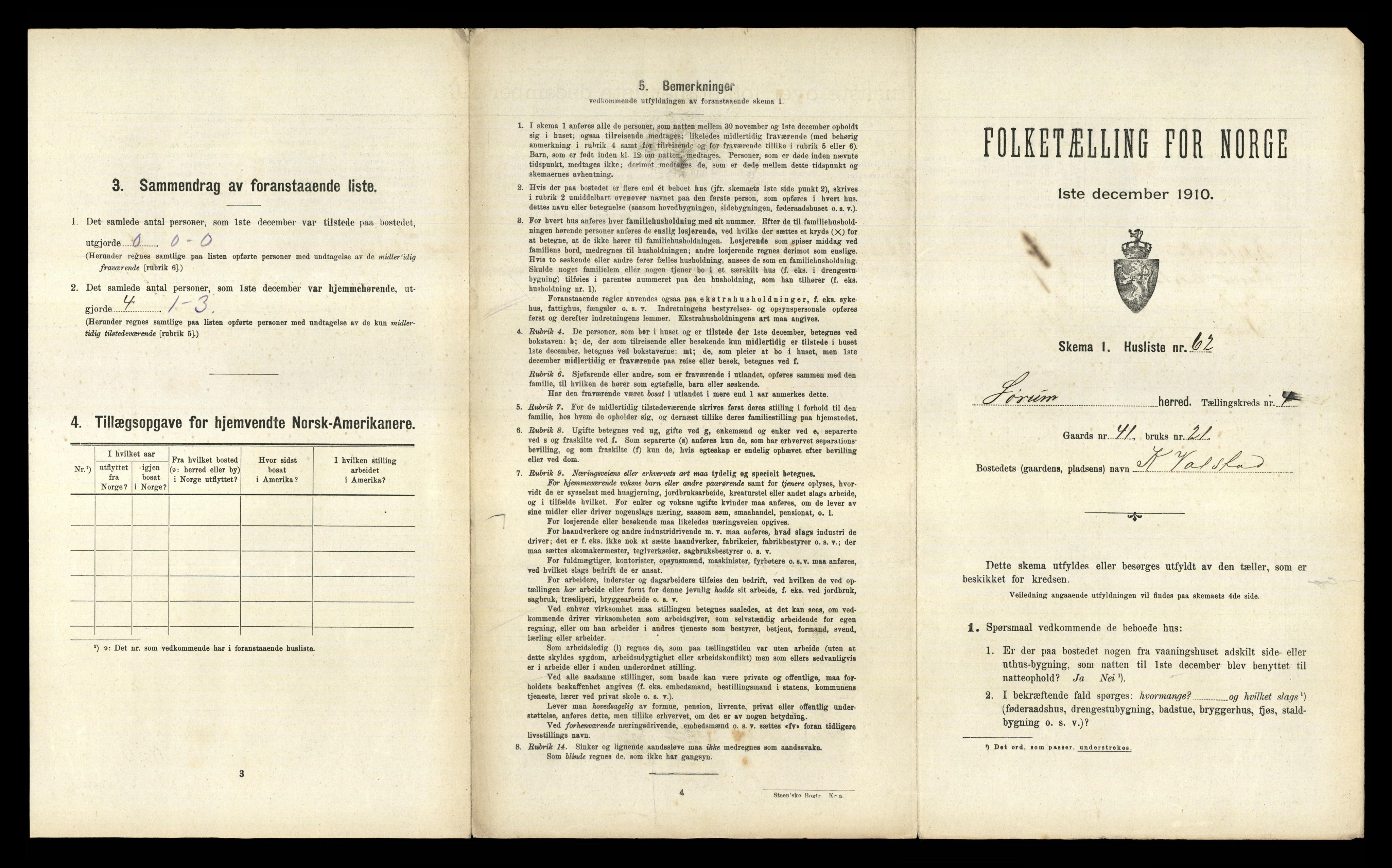 RA, Folketelling 1910 for 0226 Sørum herred, 1910, s. 533