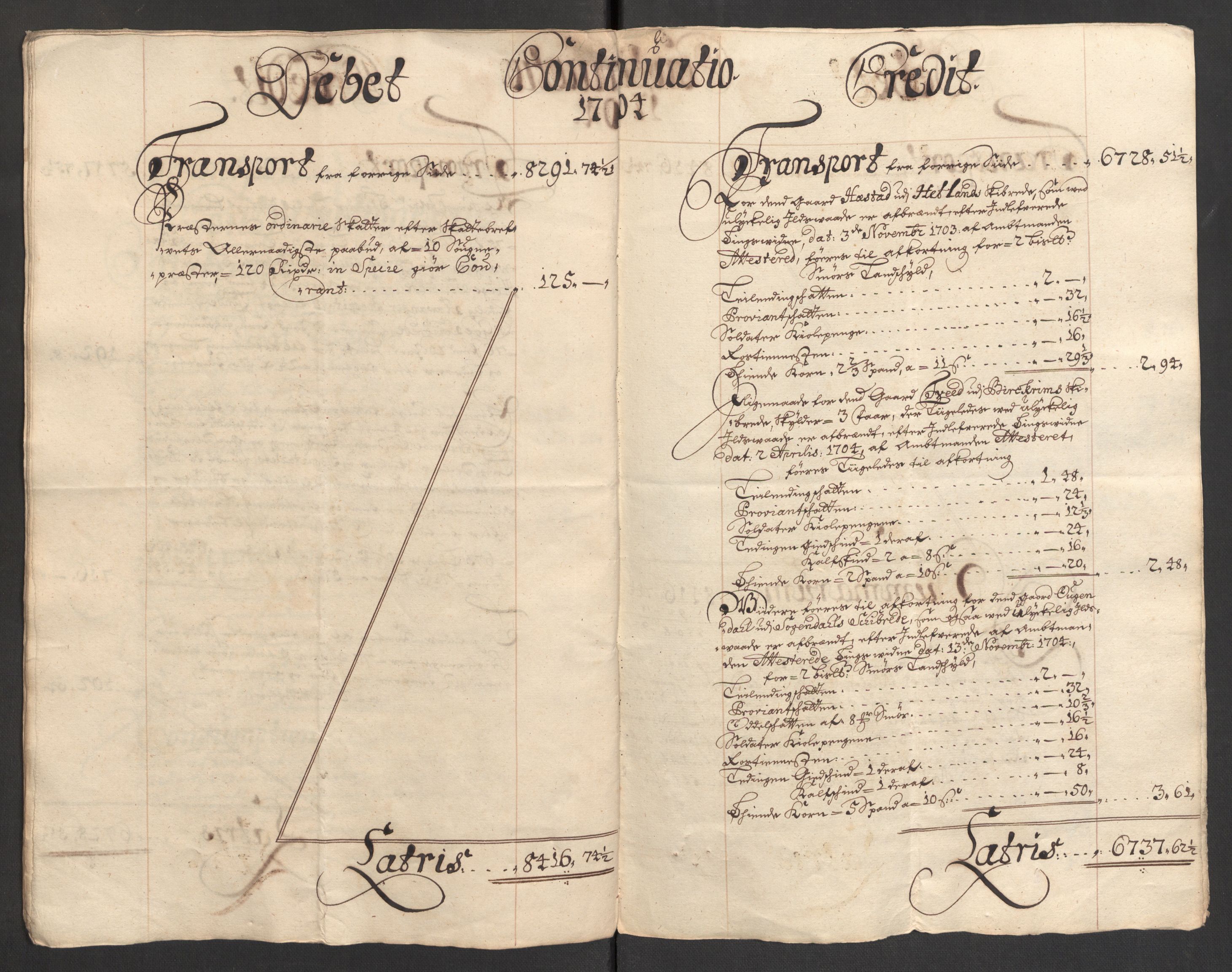 Rentekammeret inntil 1814, Reviderte regnskaper, Fogderegnskap, AV/RA-EA-4092/R46/L2732: Fogderegnskap Jæren og Dalane, 1703-1704, s. 94