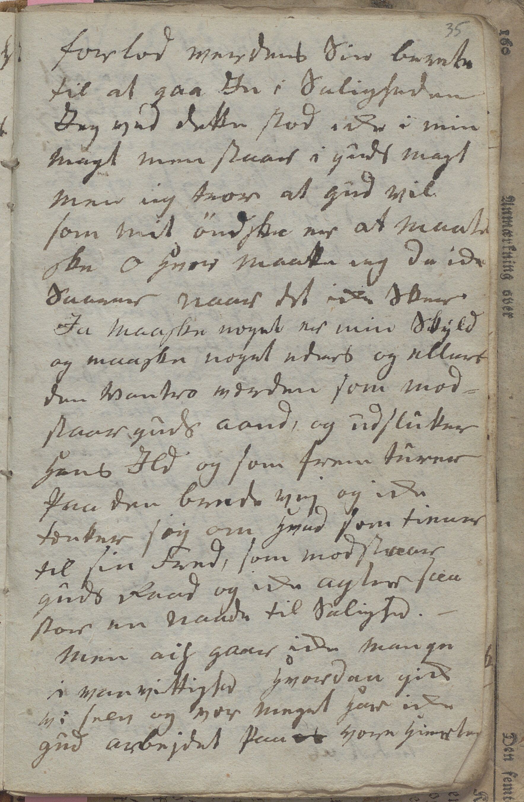 Heggtveitsamlingen, TMF/A-1007/H/L0045/0004: Brev, kopibøker, biografiske opptegnelser etc. / "Blegen", 1815-1830, s. 35