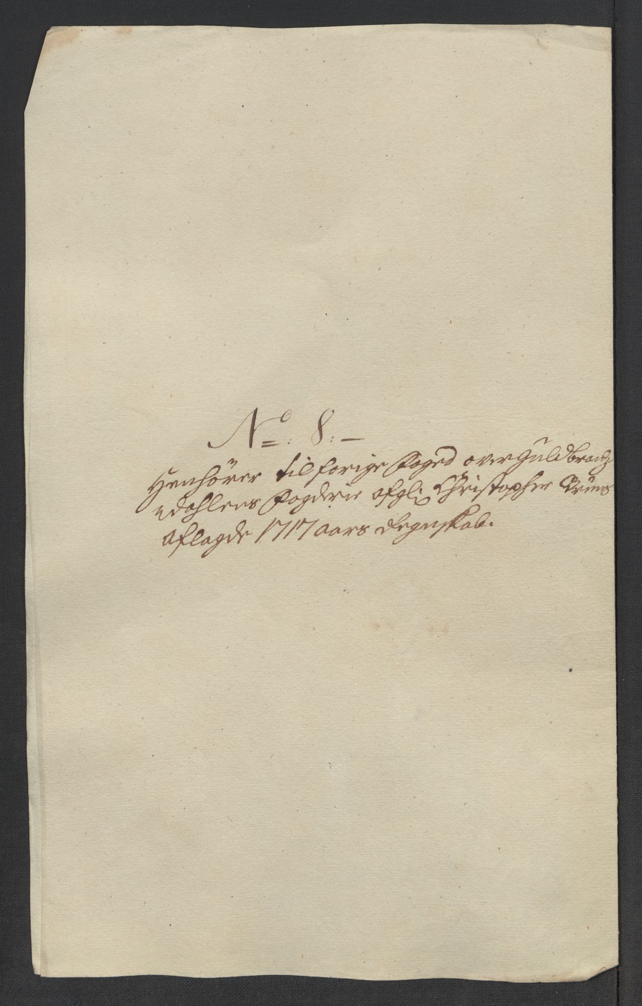 Rentekammeret inntil 1814, Reviderte regnskaper, Fogderegnskap, RA/EA-4092/R17/L1187: Fogderegnskap Gudbrandsdal, 1717, s. 98