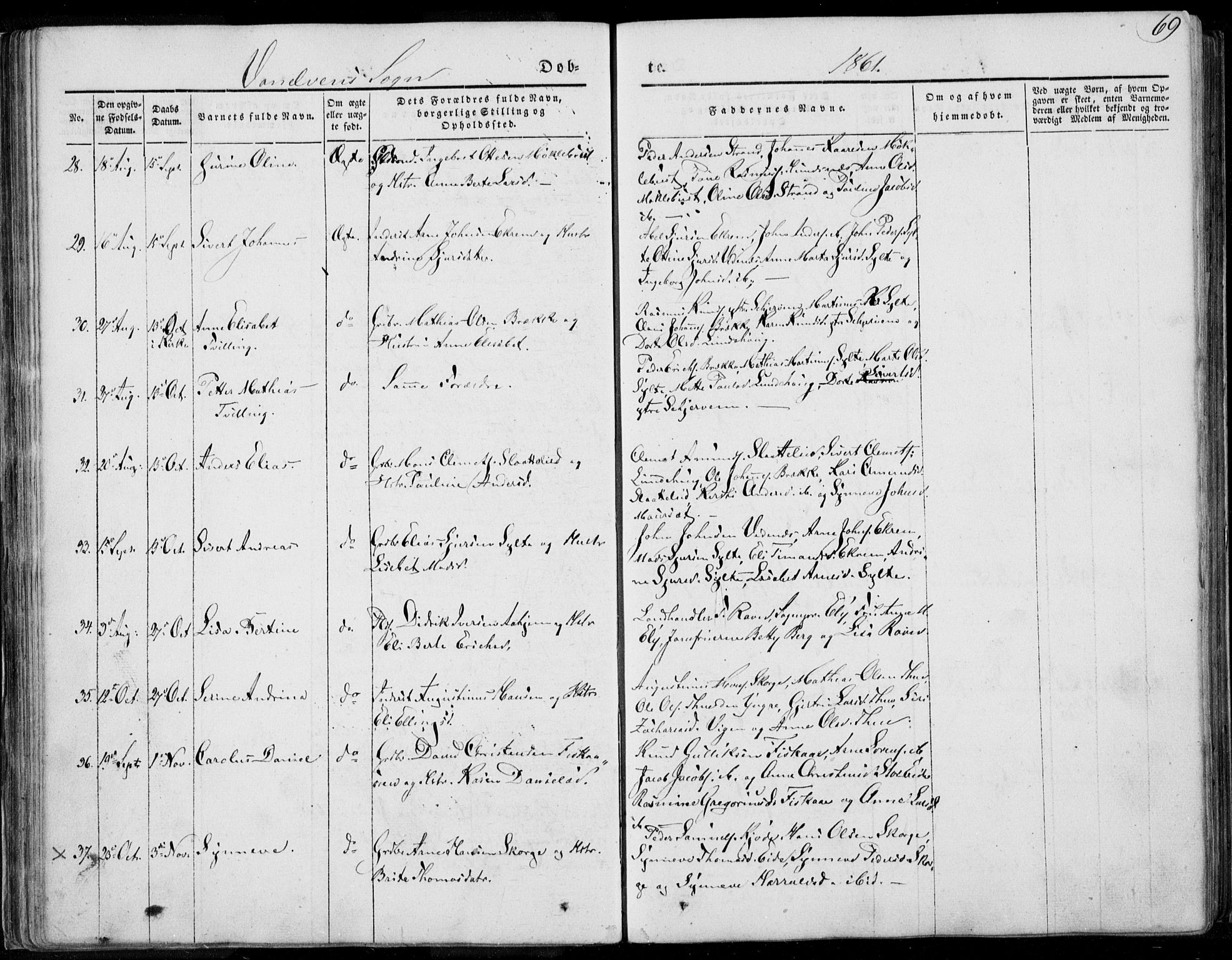 Ministerialprotokoller, klokkerbøker og fødselsregistre - Møre og Romsdal, AV/SAT-A-1454/501/L0006: Ministerialbok nr. 501A06, 1844-1868, s. 69