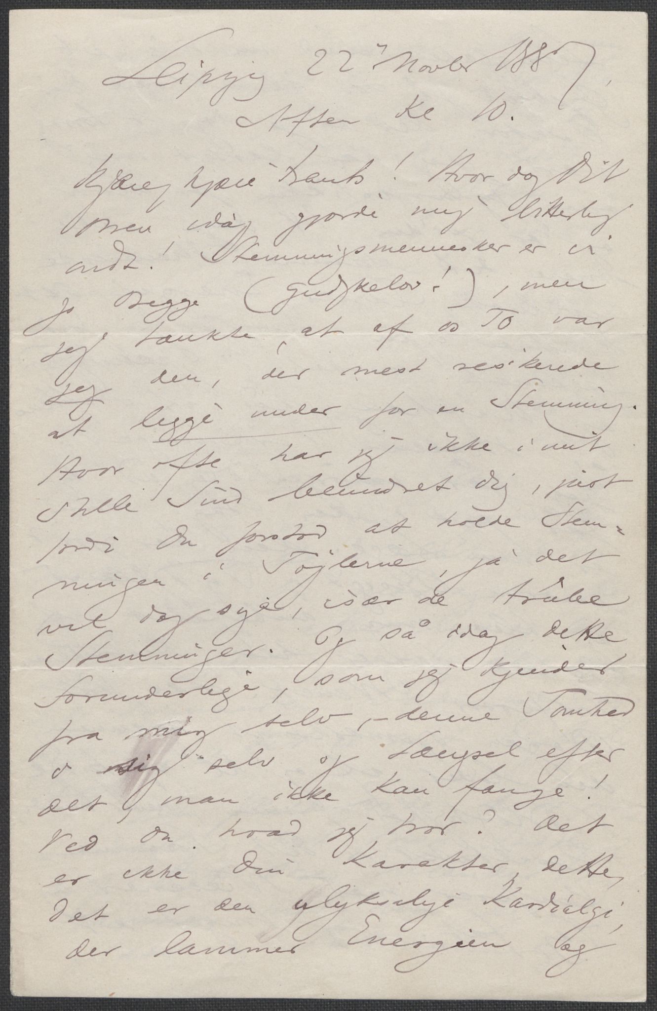 Beyer, Frants, AV/RA-PA-0132/F/L0001: Brev fra Edvard Grieg til Frantz Beyer og "En del optegnelser som kan tjene til kommentar til brevene" av Marie Beyer, 1872-1907, s. 223