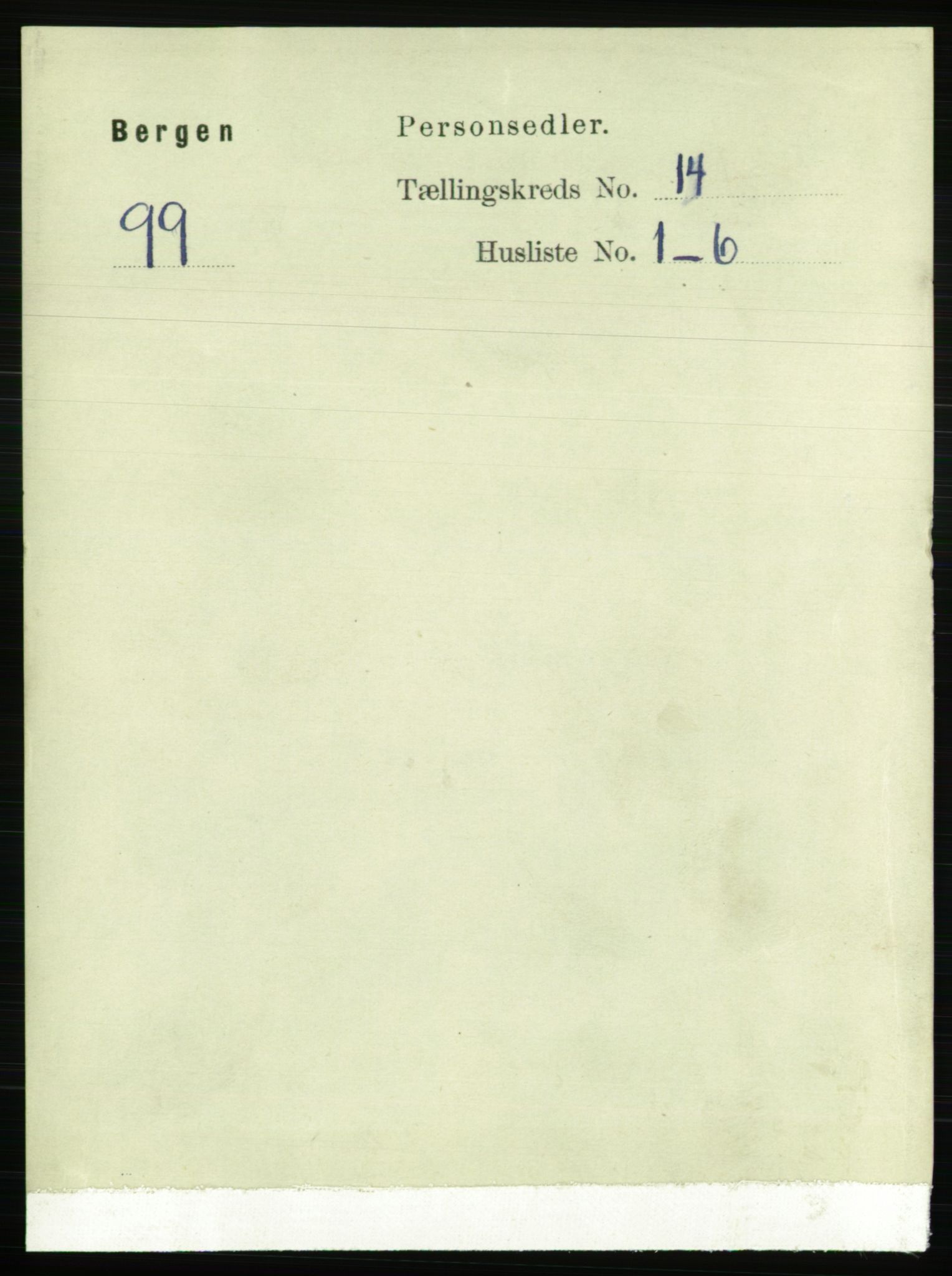 RA, Folketelling 1891 for 1301 Bergen kjøpstad, 1891, s. 23279
