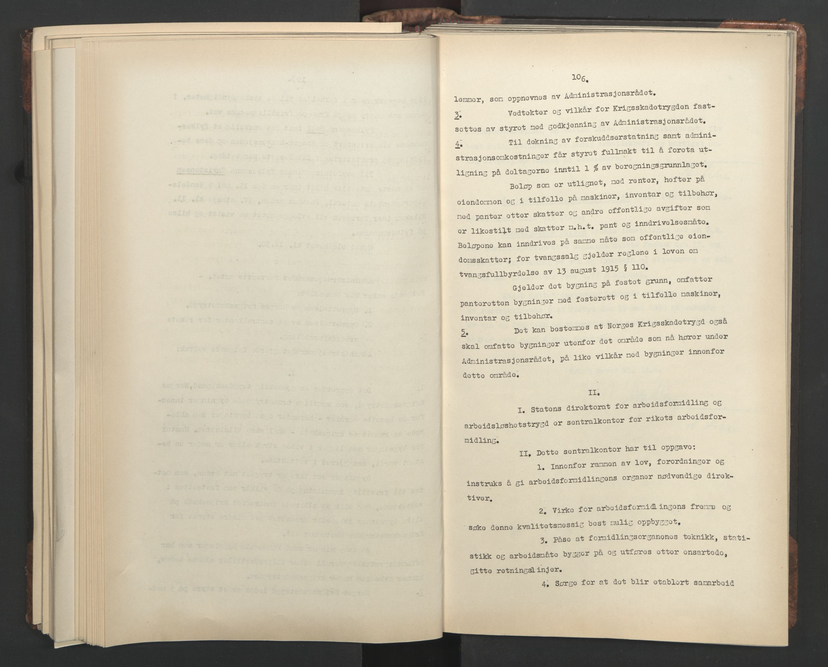 Administrasjonsrådet, AV/RA-S-1004/A/L0001: Møteprotokoll med tillegg 15/4-25/9, 1940, s. 106