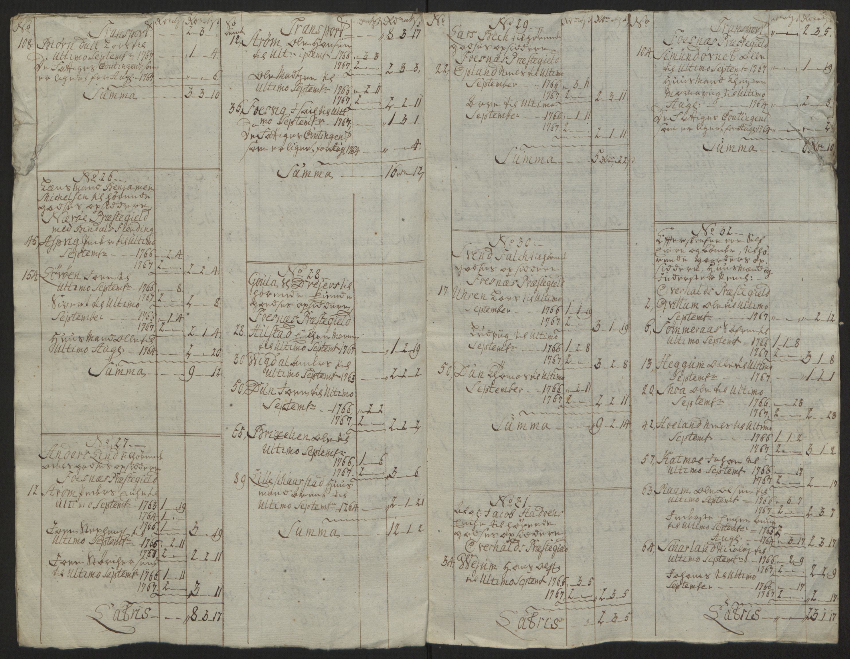 Rentekammeret inntil 1814, Reviderte regnskaper, Fogderegnskap, RA/EA-4092/R64/L4502: Ekstraskatten Namdal, 1762-1772, s. 297