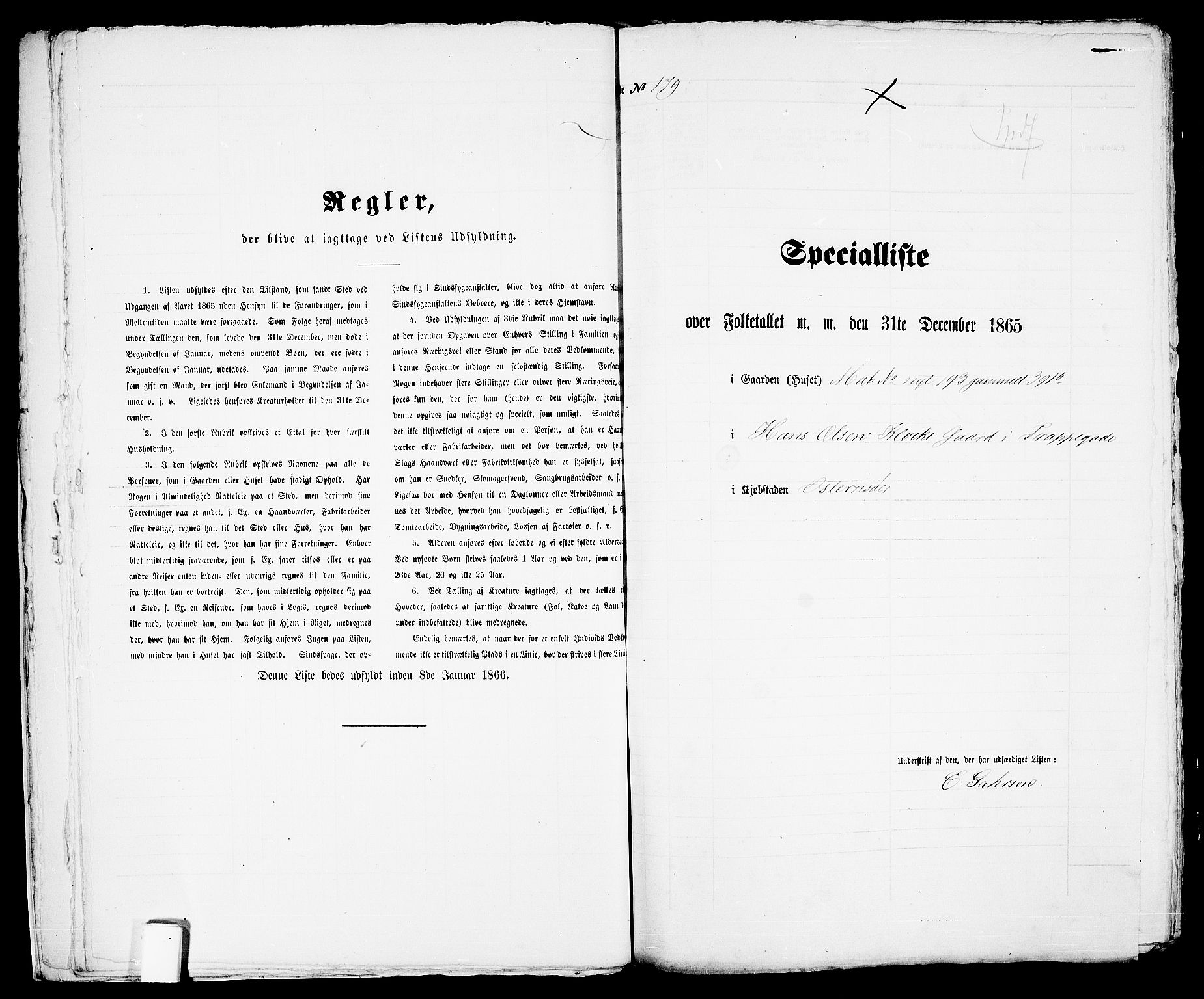 RA, Folketelling 1865 for 0901B Risør prestegjeld, Risør kjøpstad, 1865, s. 369