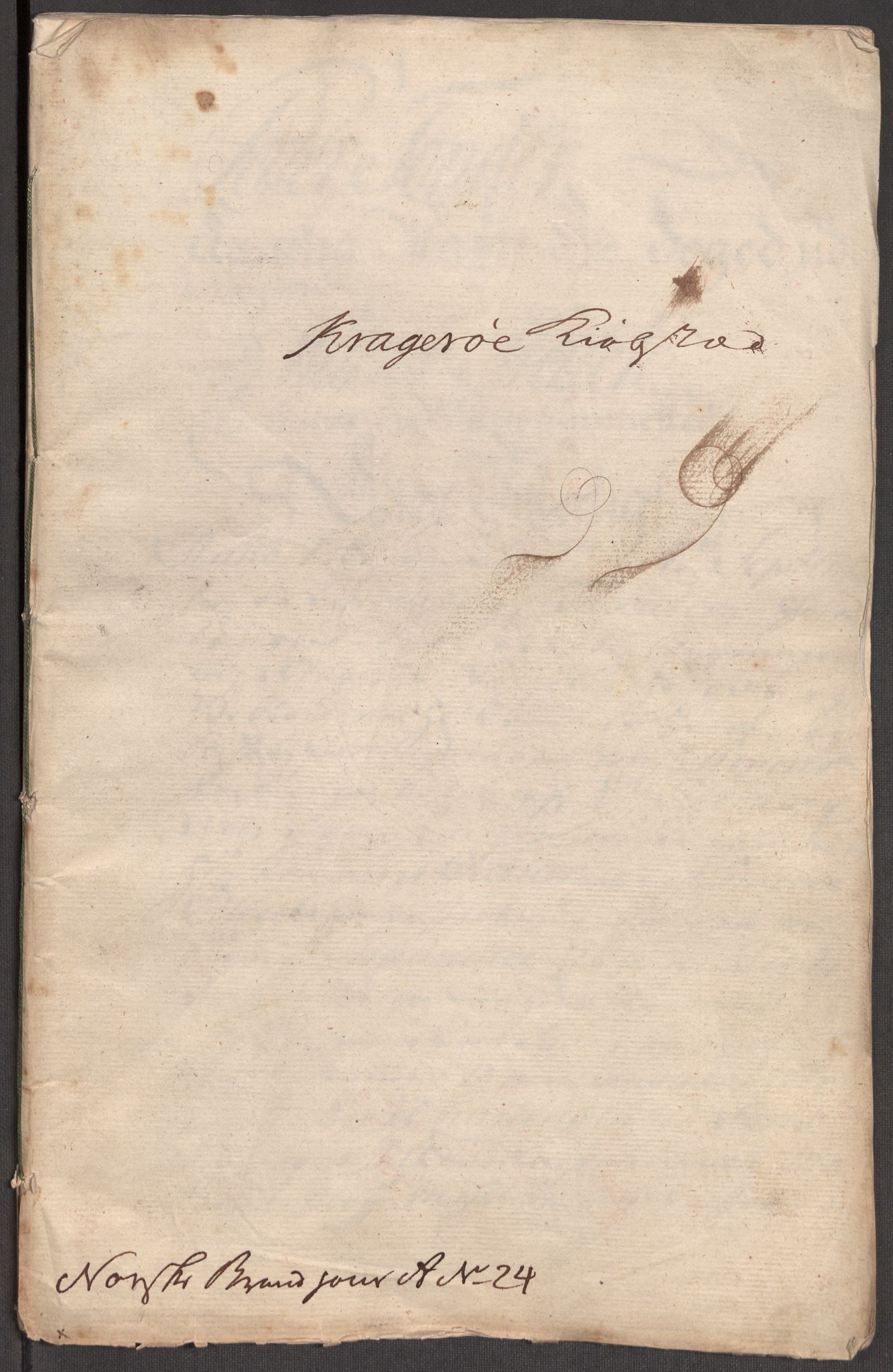 Kommersekollegiet, Brannforsikringskontoret 1767-1814, AV/RA-EA-5458/F/Fa/L0032/0001: Kragerø / Branntakstprotokoll, 1765