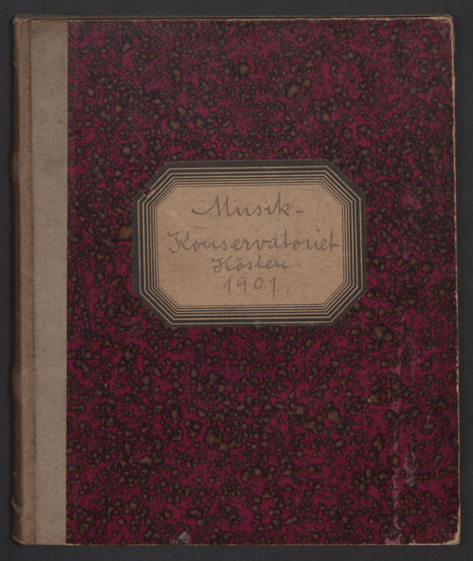 Musikkonservatoriet i Oslo, AV/RA-PA-1761/F/Fa/L0002/0009: Oversikt over lærere, elever, m.m. / Musikkonservatoriet i Oslo - Høstsemesteret, 1901