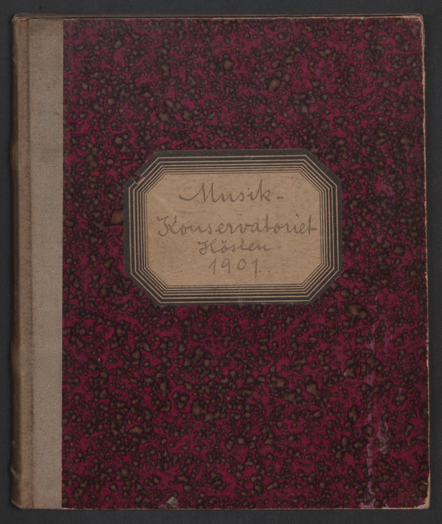 Musikkonservatoriet i Oslo, RA/PA-1761/F/Fa/L0002/0009: Oversikt over lærere, elever, m.m. / Musikkonservatoriet i Oslo - Høstsemesteret, 1901