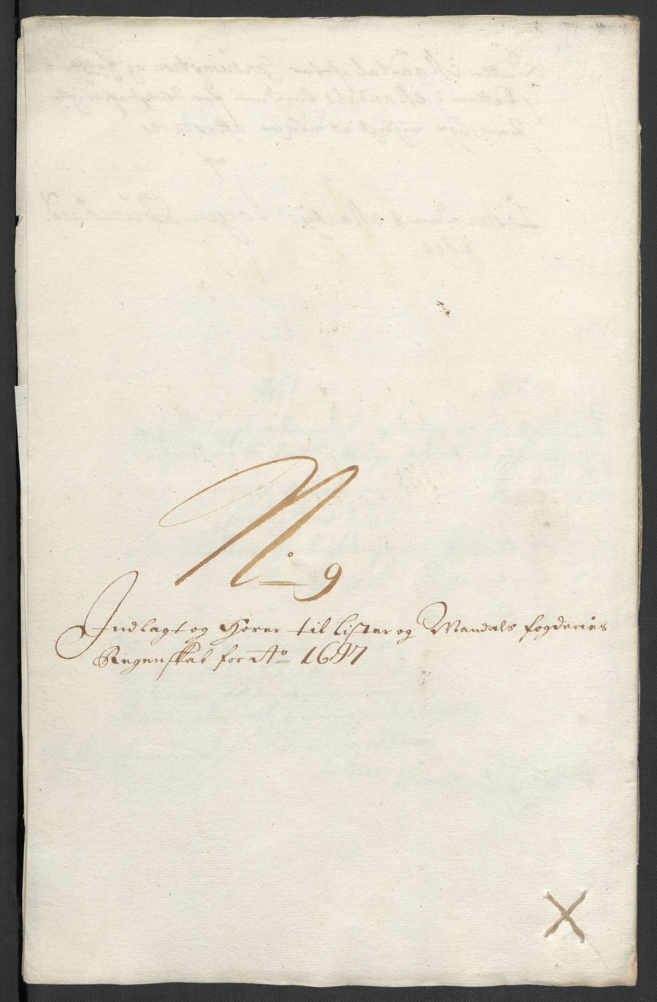 Rentekammeret inntil 1814, Reviderte regnskaper, Fogderegnskap, RA/EA-4092/R43/L2546: Fogderegnskap Lista og Mandal, 1696-1697, s. 235