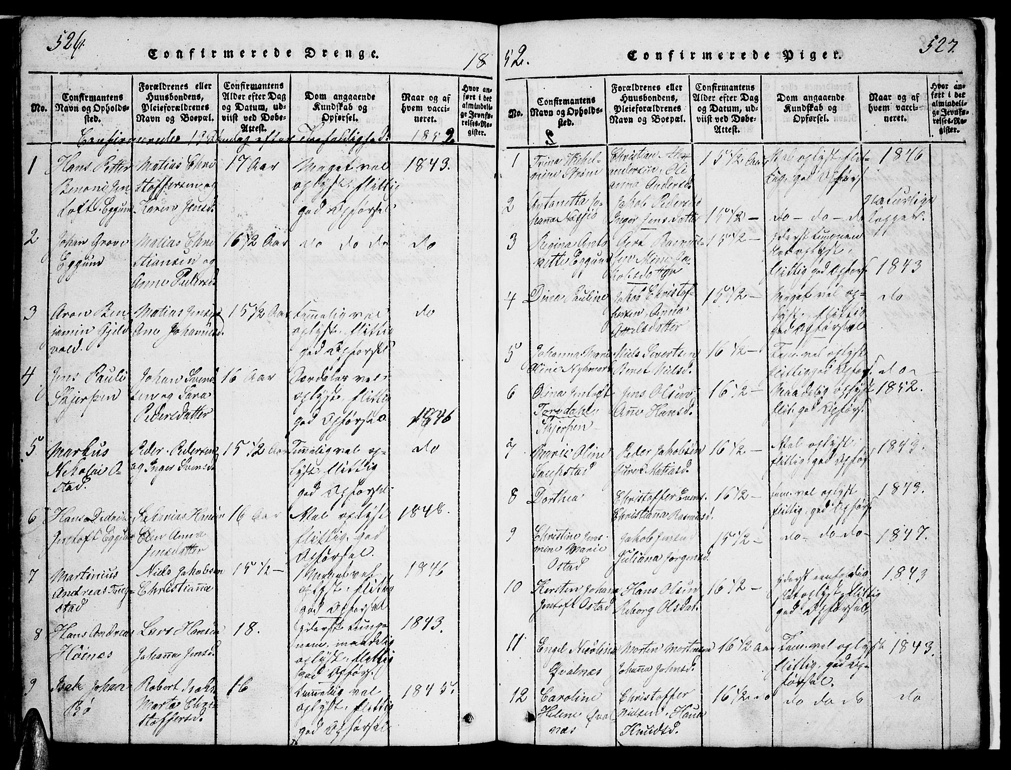 Ministerialprotokoller, klokkerbøker og fødselsregistre - Nordland, AV/SAT-A-1459/880/L1139: Klokkerbok nr. 880C01, 1836-1857, s. 526-527