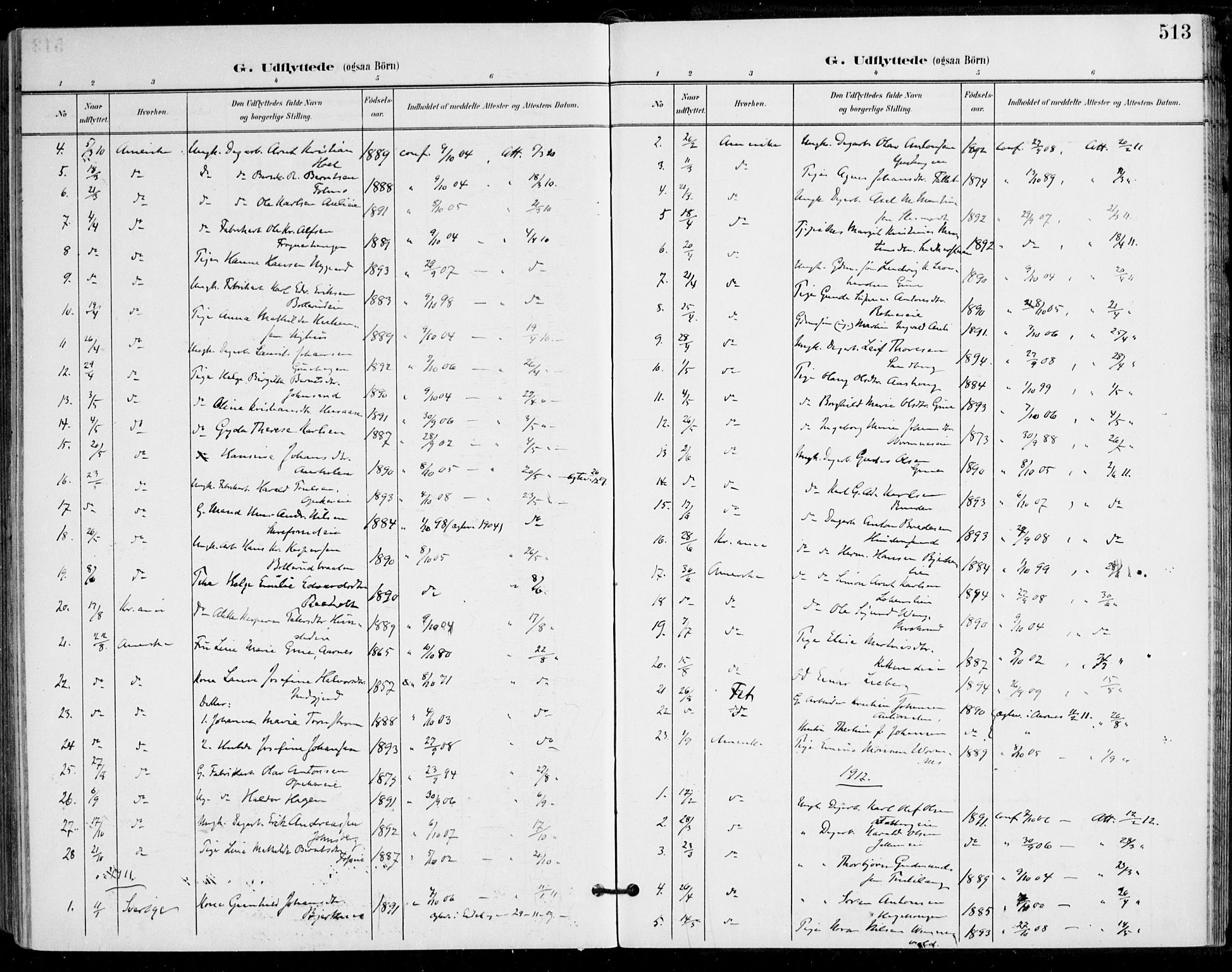 Nes prestekontor Kirkebøker, AV/SAO-A-10410/F/Fa/L0011: Ministerialbok nr. I 11, 1899-1918, s. 513
