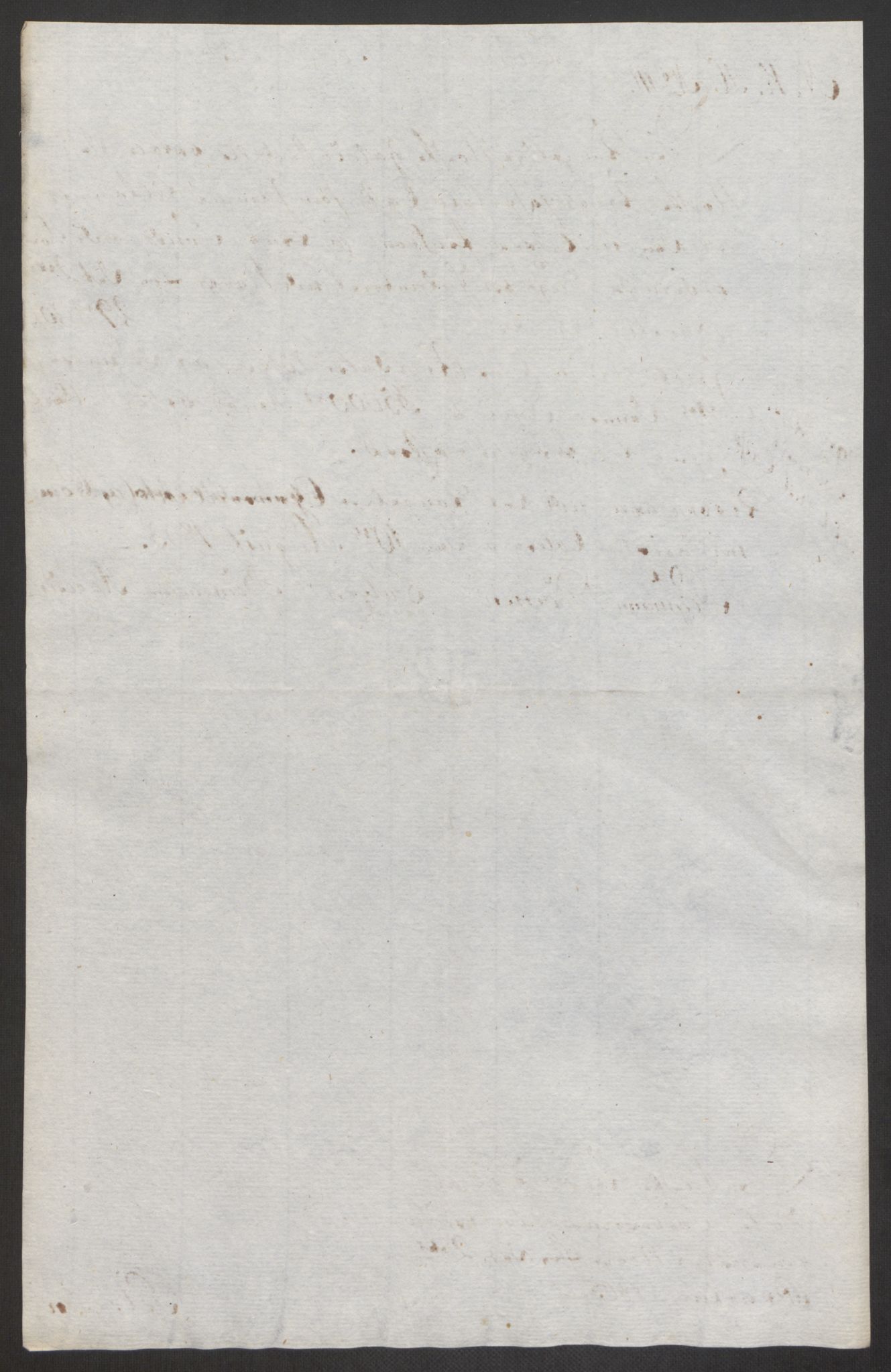 Forsvaret, Den norske kvesthuskasse/krigshospitalkasse, AV/RA-RAFA-1887/F/Fa/L0017: Innkomne brev:, 1782-1807, s. 729