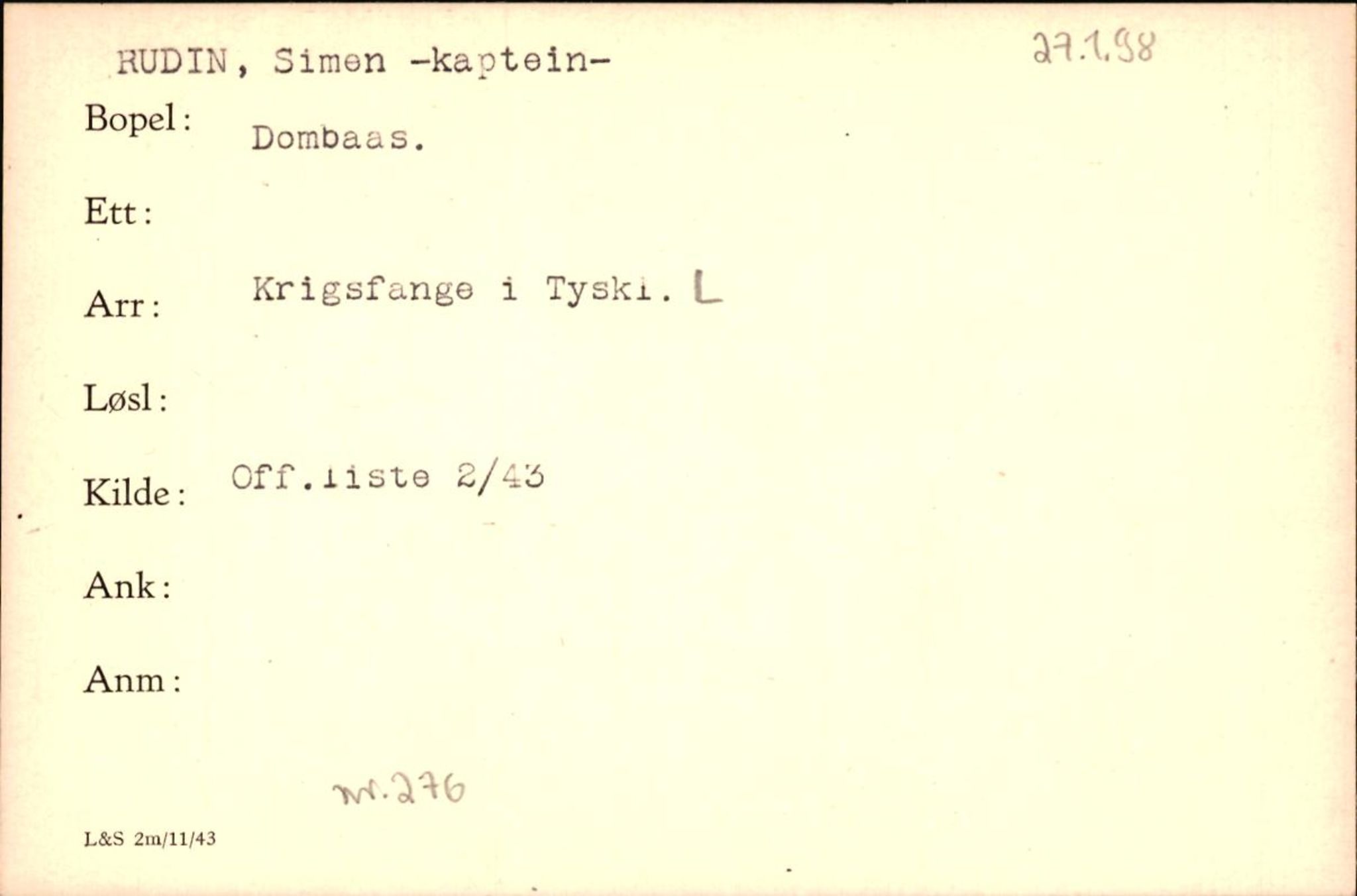 Forsvaret, Forsvarets krigshistoriske avdeling, AV/RA-RAFA-2017/Y/Yf/L0200: II-C-11-2102  -  Norske krigsfanger i Tyskland, 1940-1945, s. 857