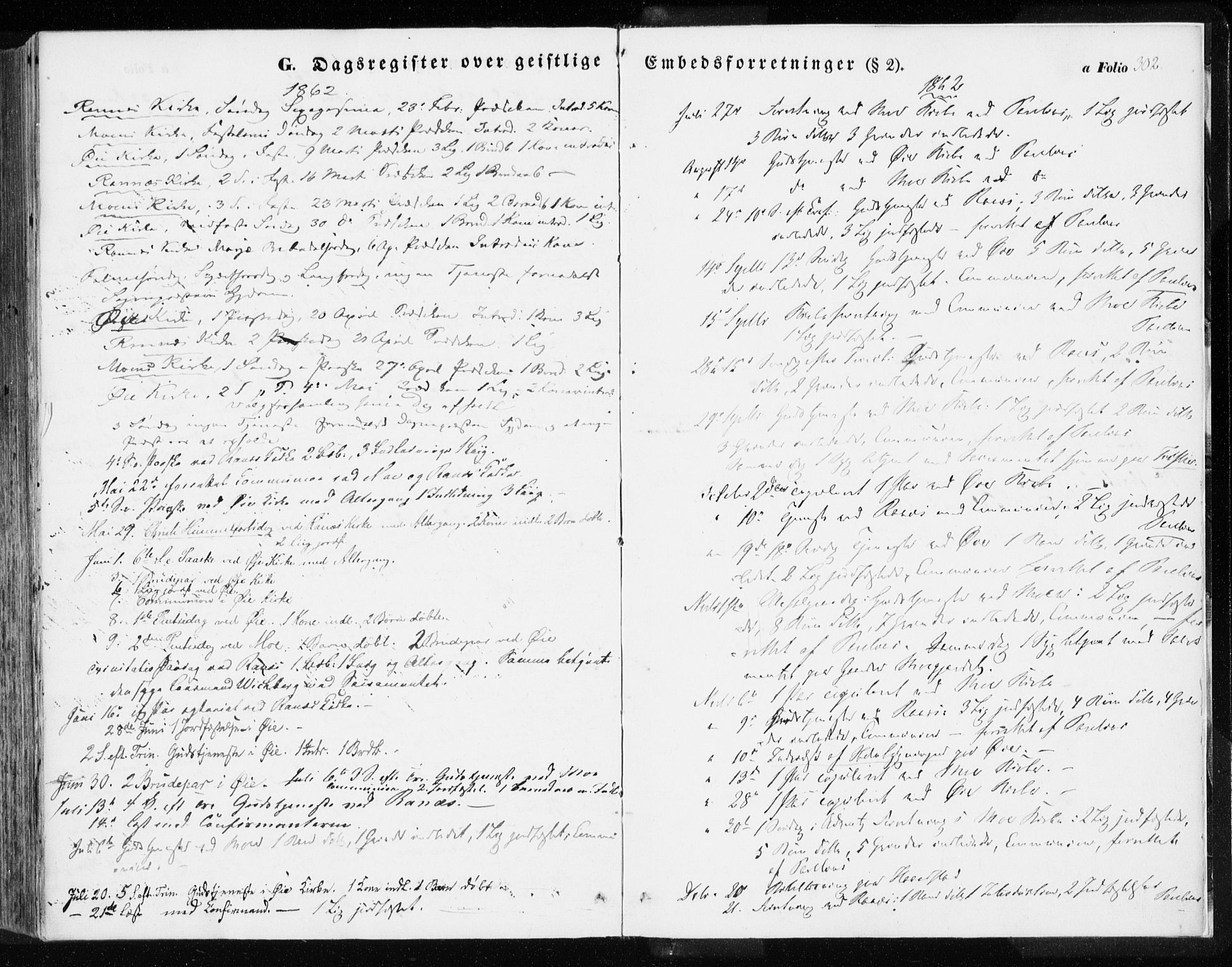 Ministerialprotokoller, klokkerbøker og fødselsregistre - Møre og Romsdal, SAT/A-1454/595/L1044: Ministerialbok nr. 595A06, 1852-1863, s. 302