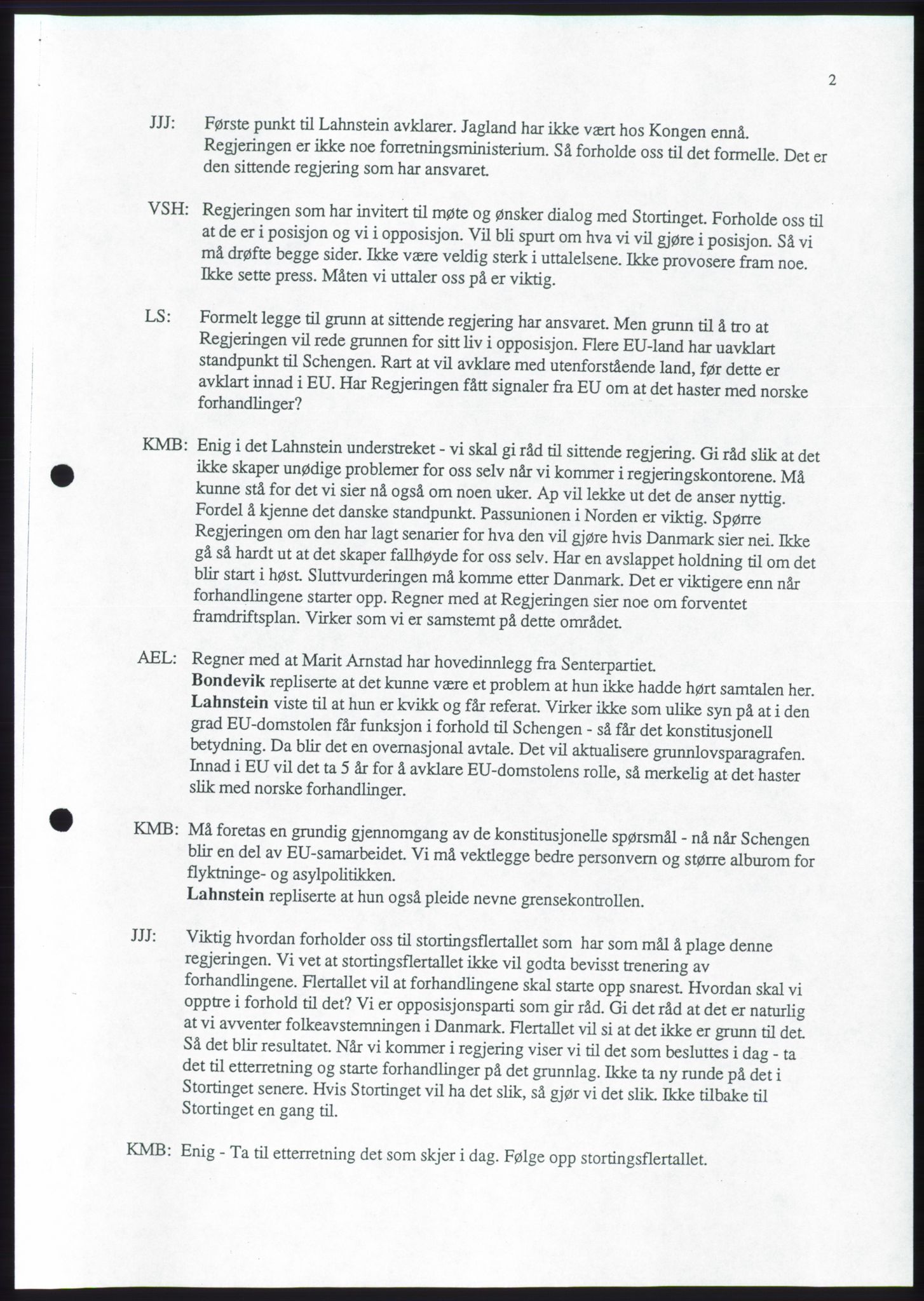 Forhandlingene mellom Kristelig Folkeparti, Senterpartiet og Venstre om dannelse av regjering, RA/PA-1073/A/L0001: Forhandlingsprotokoller, 1997, s. 47