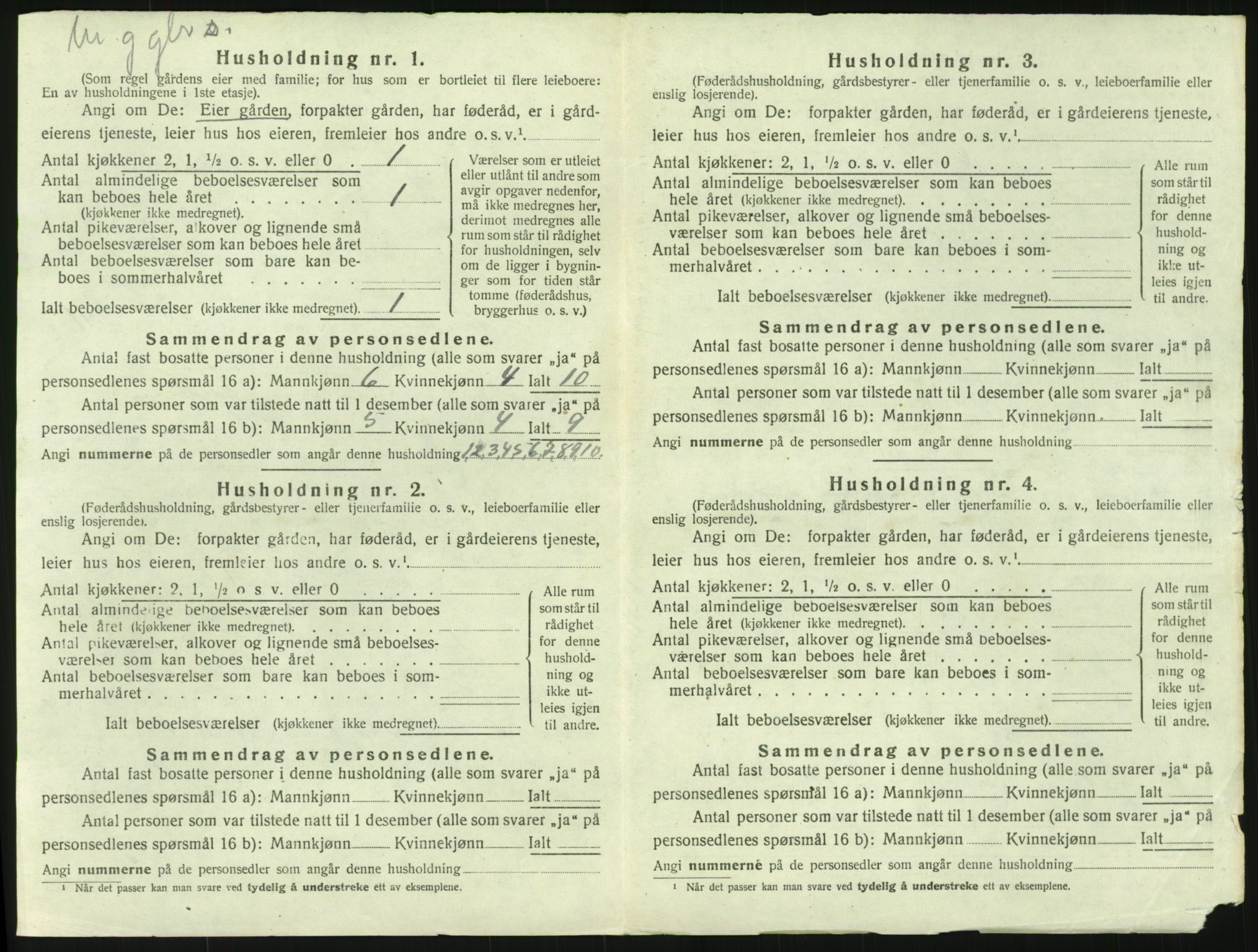 SAH, Folketelling 1920 for 0541 Etnedal herred, 1920, s. 789