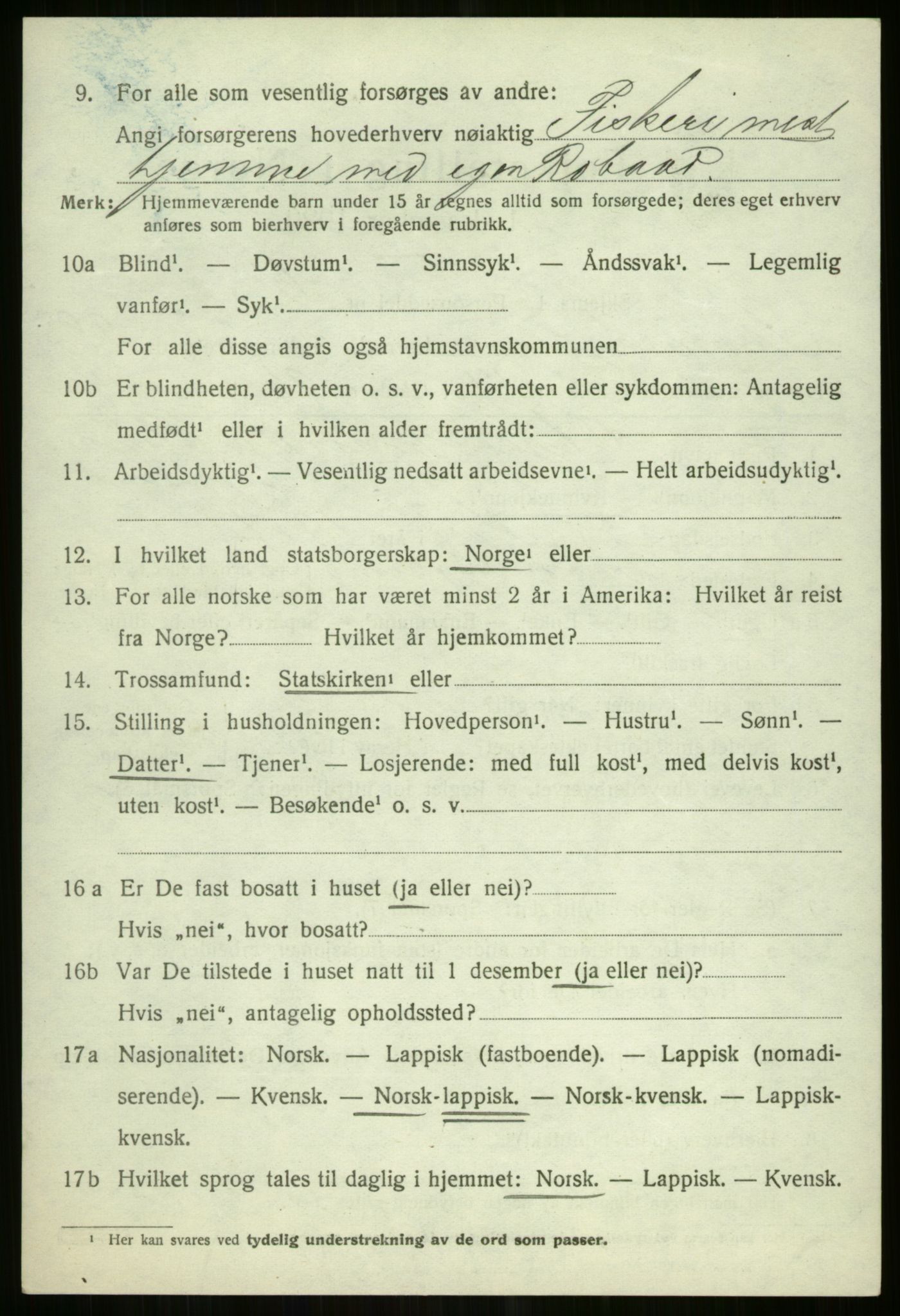 SATØ, Folketelling 1920 for 1934 Tromsøysund herred, 1920, s. 11521