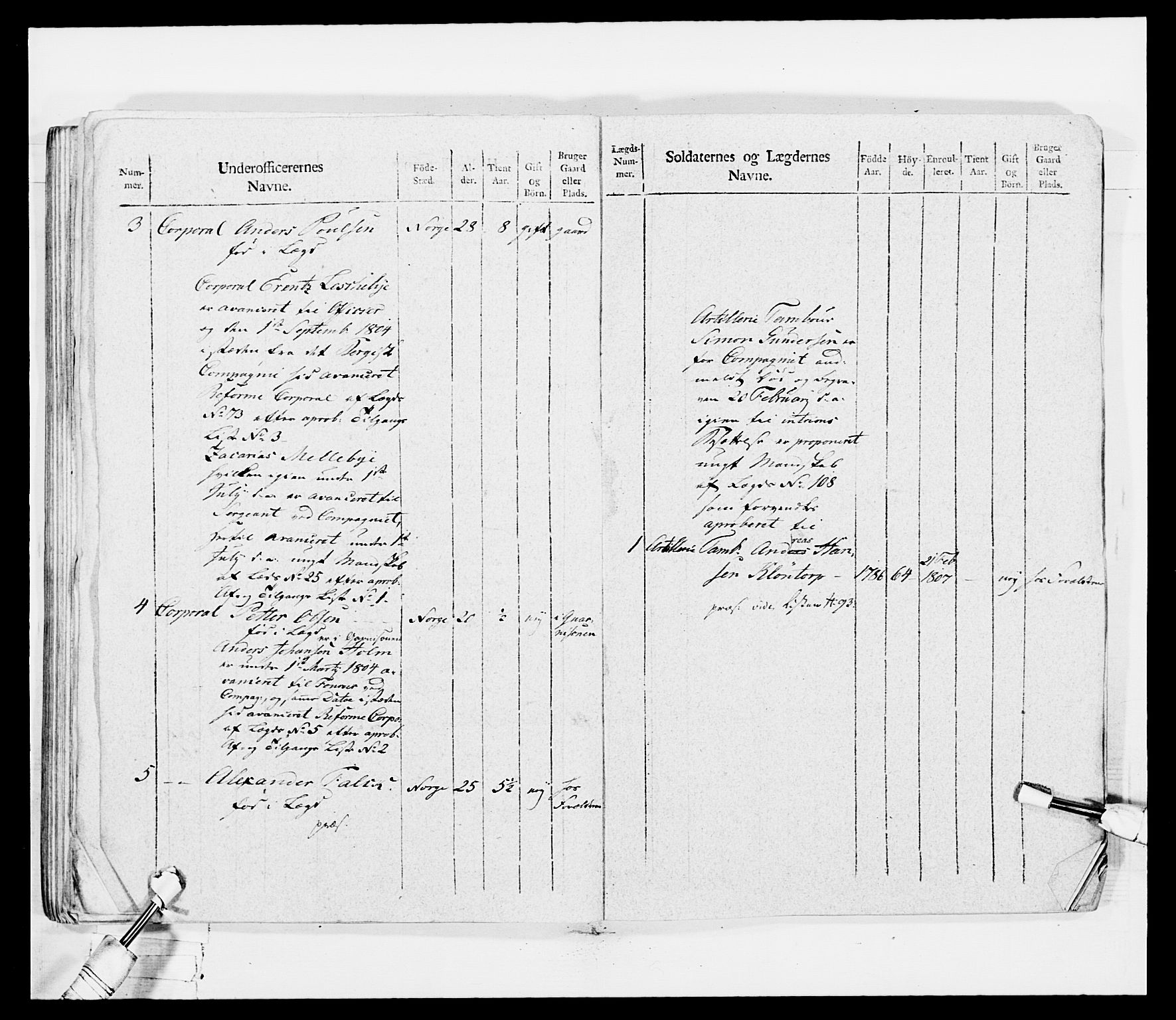 Generalitets- og kommissariatskollegiet, Det kongelige norske kommissariatskollegium, RA/EA-5420/E/Eh/L0030a: Sønnafjelske gevorbne infanteriregiment, 1807, s. 151