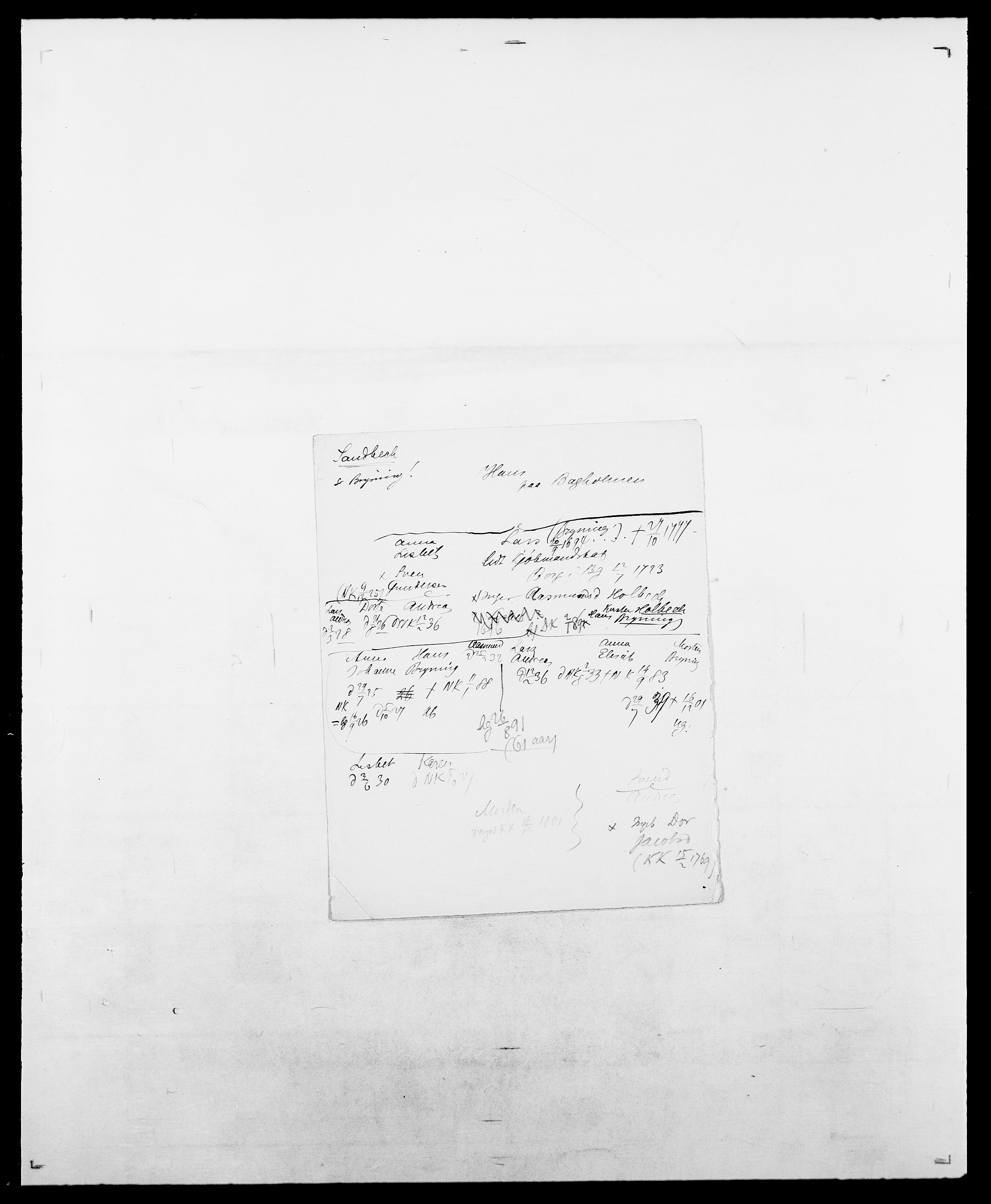 Delgobe, Charles Antoine - samling, SAO/PAO-0038/D/Da/L0034: Saabye - Schmincke, s. 116