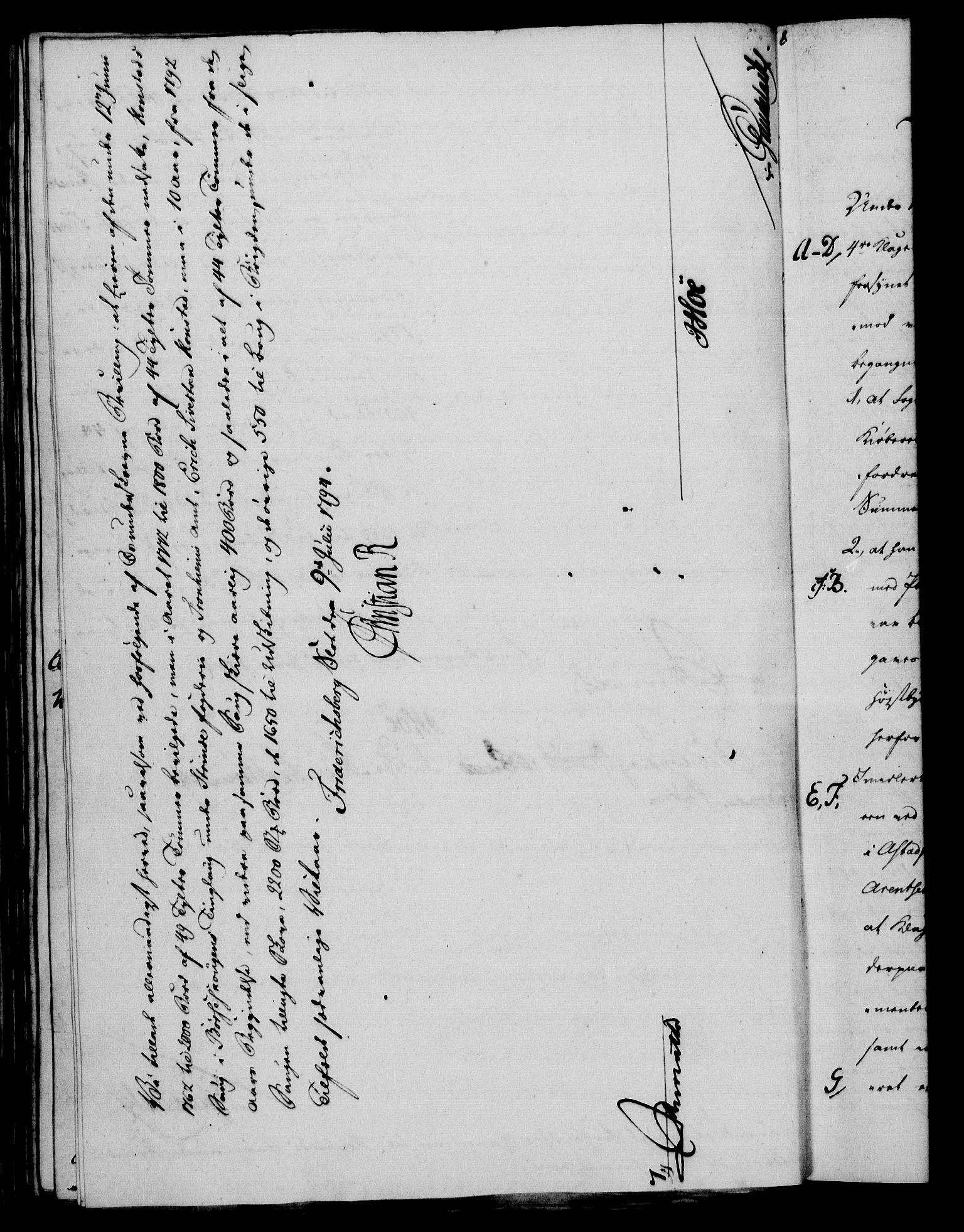Rentekammeret, Kammerkanselliet, RA/EA-3111/G/Gf/Gfa/L0076: Norsk relasjons- og resolusjonsprotokoll (merket RK 52.76), 1794, s. 232