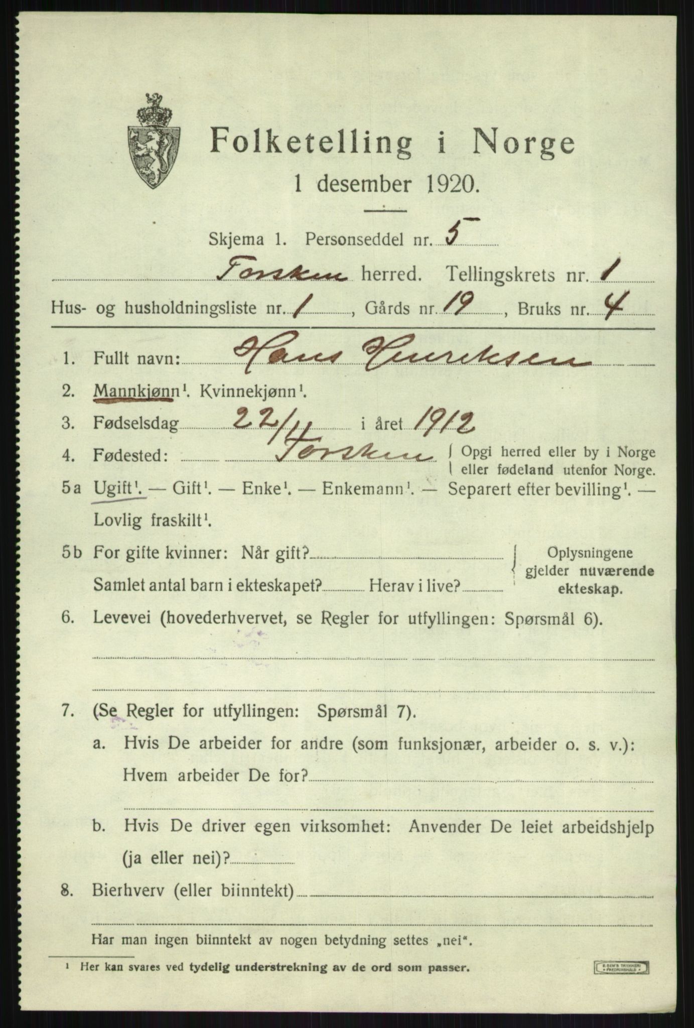 SATØ, Folketelling 1920 for 1928 Torsken herred, 1920, s. 556