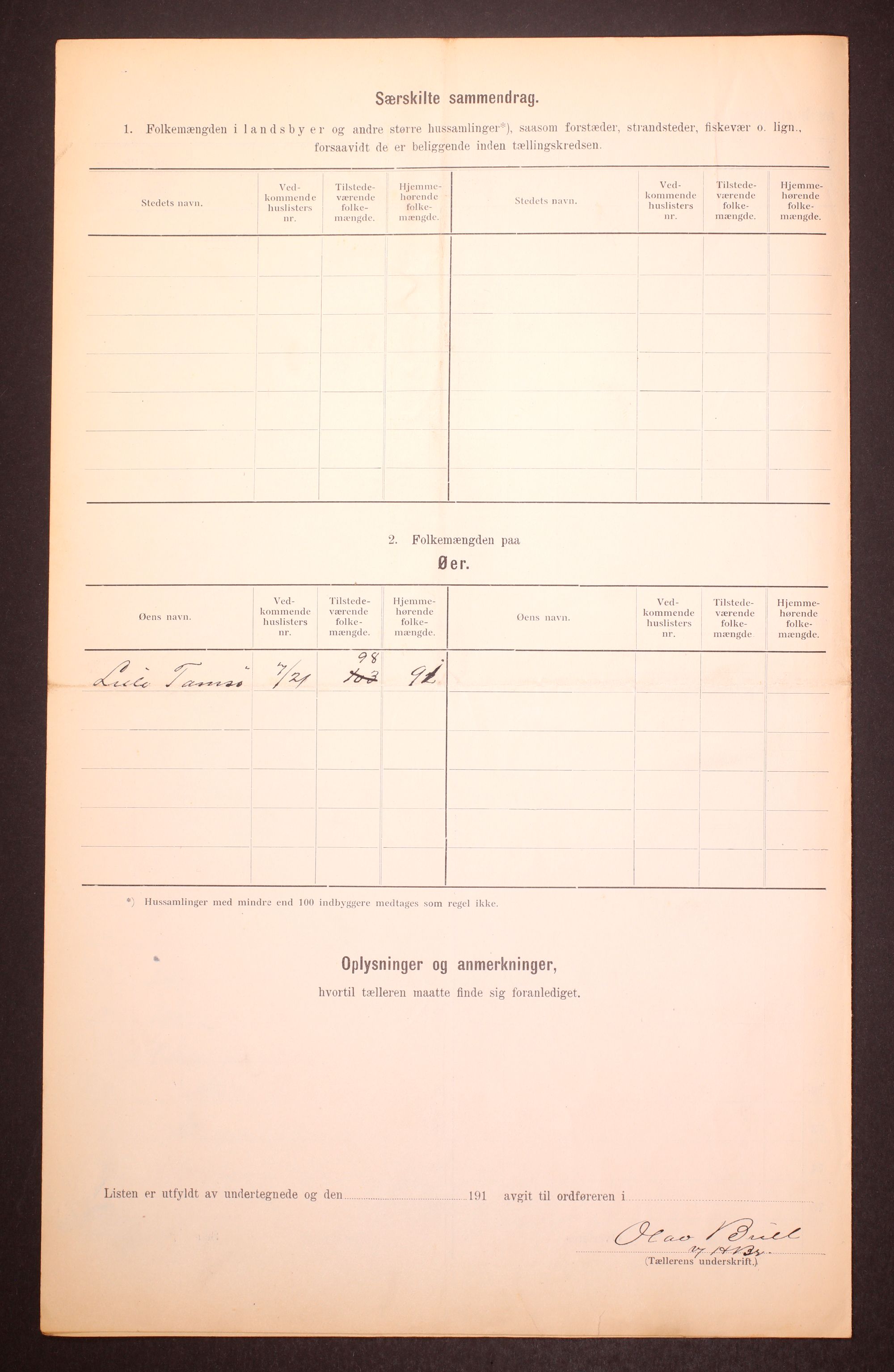 RA, Folketelling 1910 for 2019 Kjelvik herred, 1910, s. 6