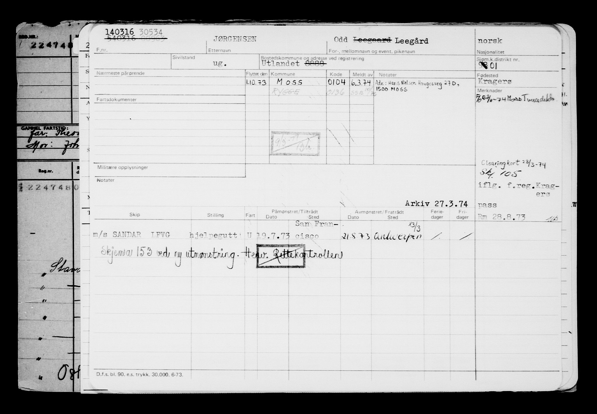 Direktoratet for sjømenn, AV/RA-S-3545/G/Gb/L0137: Hovedkort, 1916, s. 447