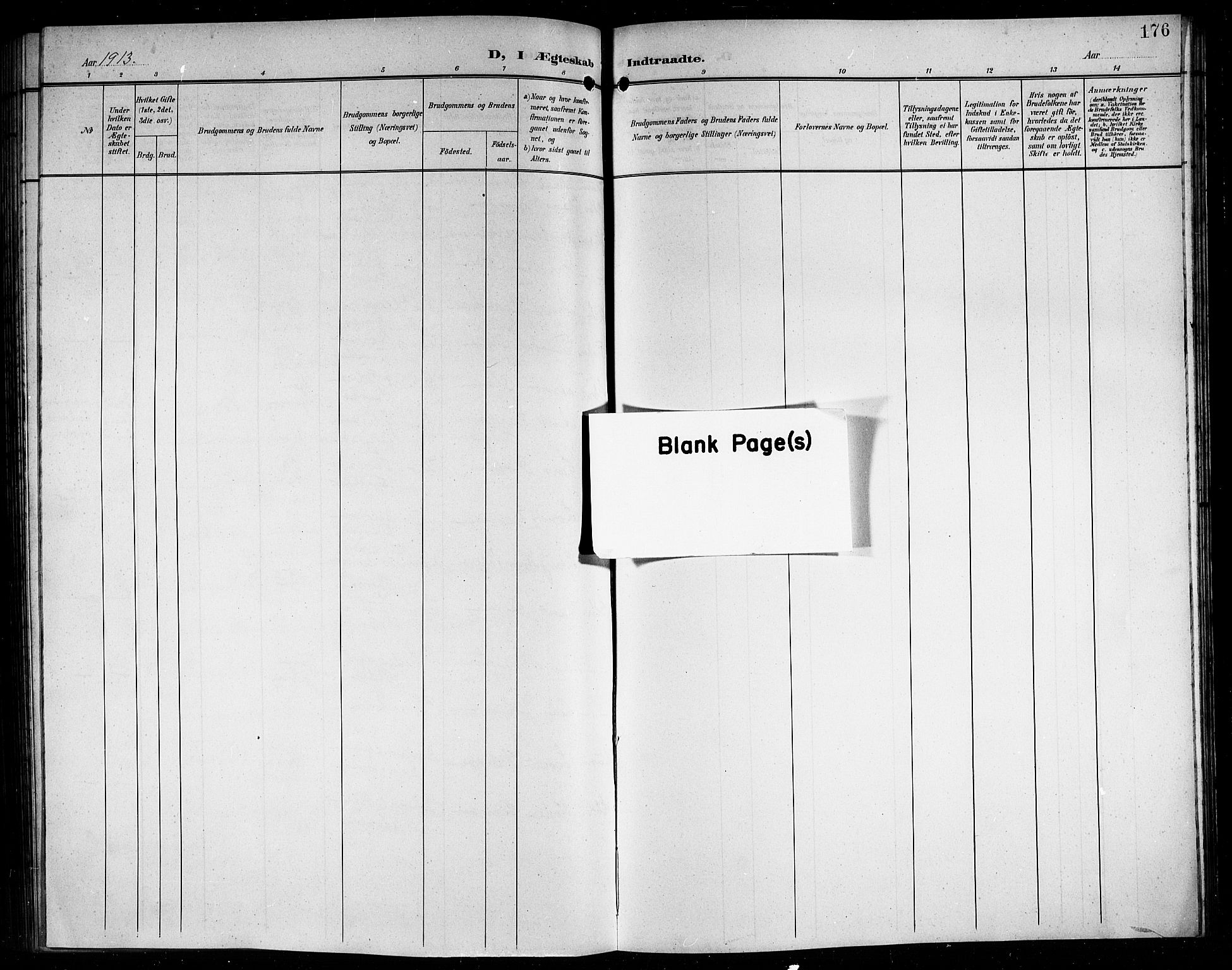 Ministerialprotokoller, klokkerbøker og fødselsregistre - Nordland, AV/SAT-A-1459/854/L0786: Klokkerbok nr. 854C02, 1901-1912, s. 176