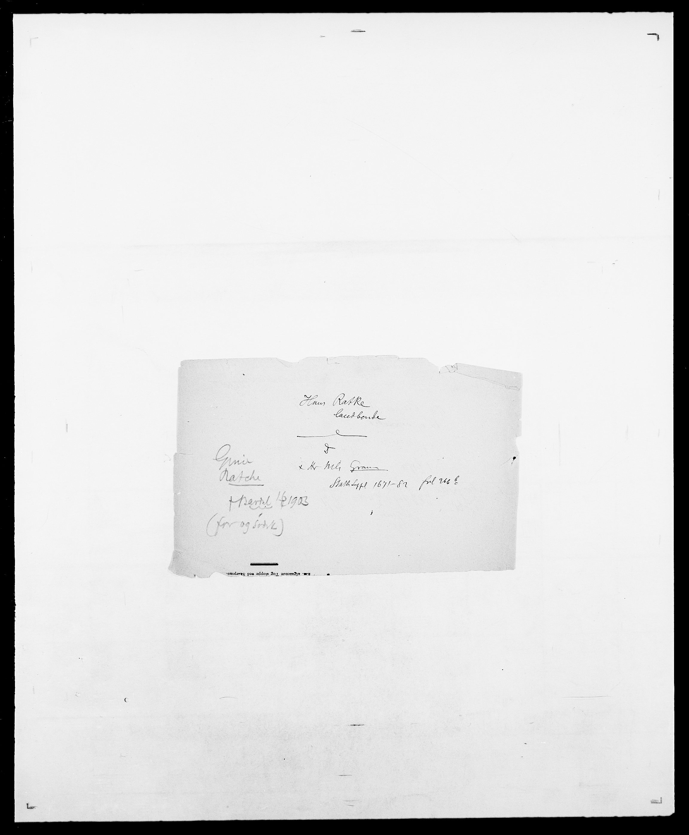 Delgobe, Charles Antoine - samling, AV/SAO-PAO-0038/D/Da/L0032: Rabakovsky - Rivertz, s. 194