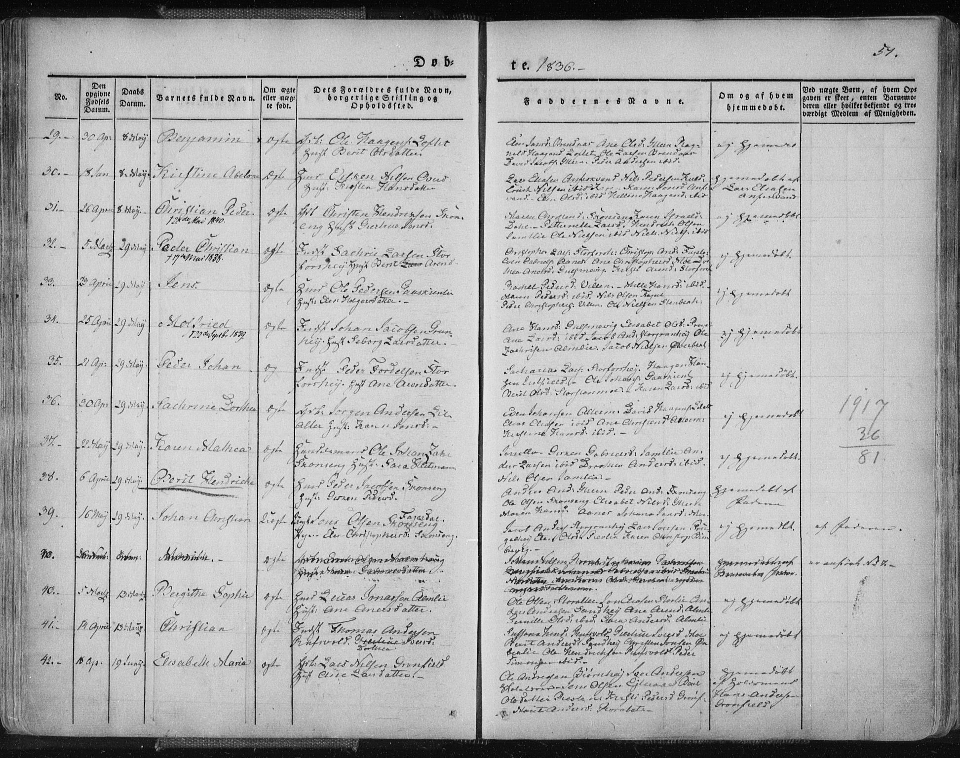 Ministerialprotokoller, klokkerbøker og fødselsregistre - Nordland, AV/SAT-A-1459/827/L0390: Ministerialbok nr. 827A02, 1826-1841, s. 57