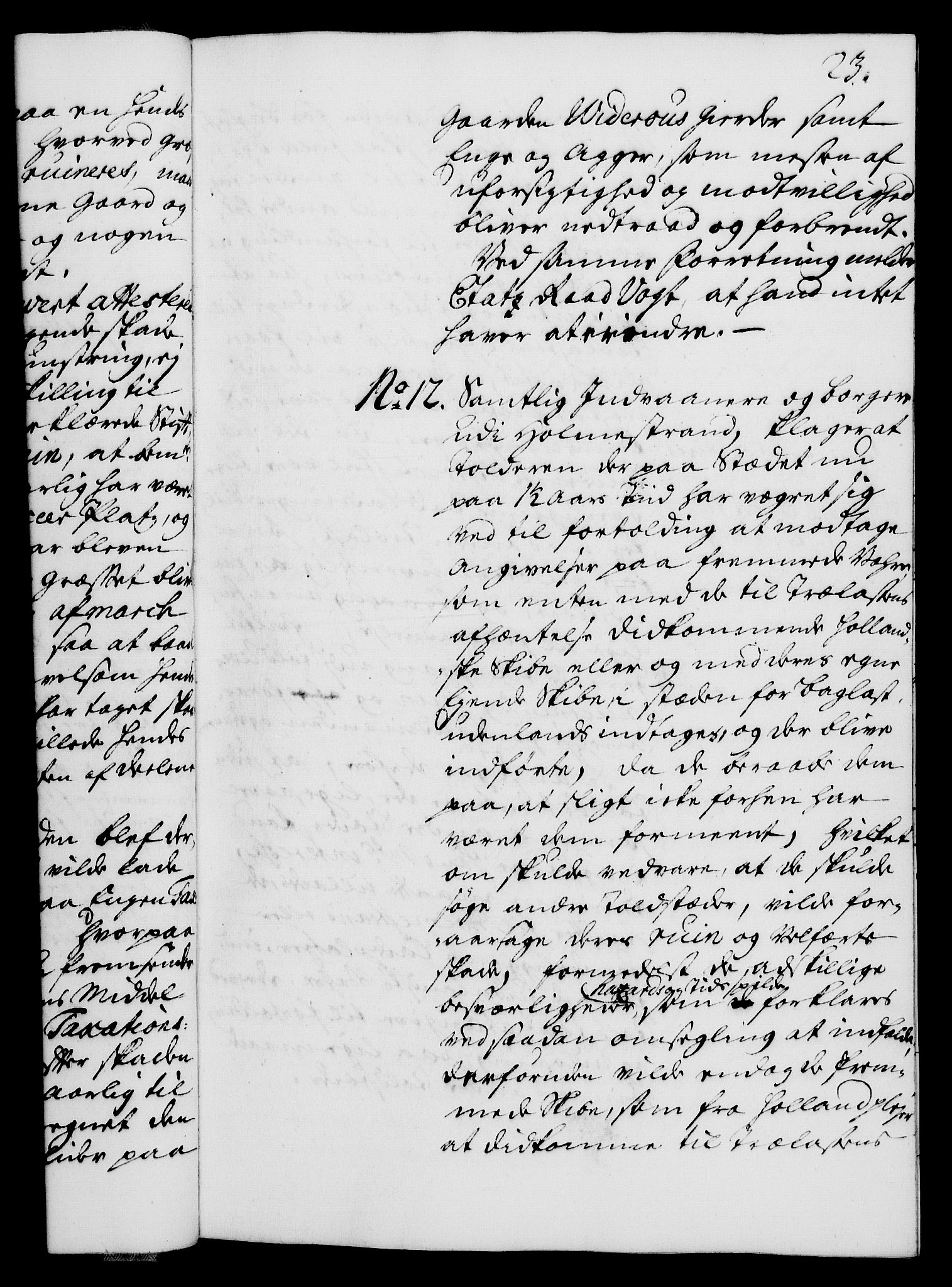 Rentekammeret, Kammerkanselliet, AV/RA-EA-3111/G/Gh/Gha/L0017: Norsk ekstraktmemorialprotokoll (merket RK 53.62), 1735, s. 23