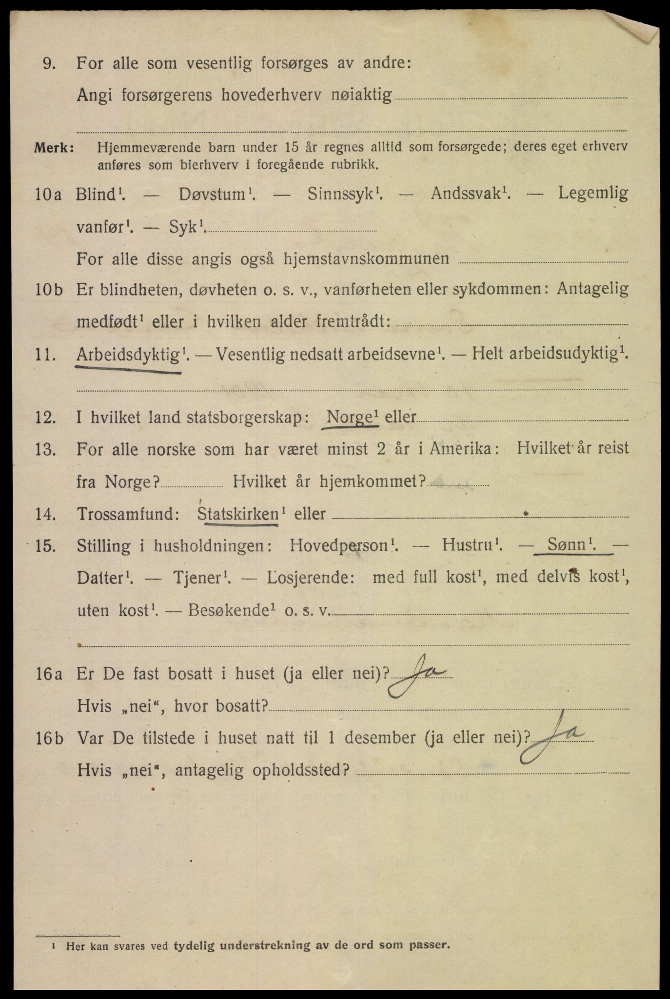 SAK, Folketelling 1920 for 1001 Kristiansand kjøpstad, 1920, s. 29658