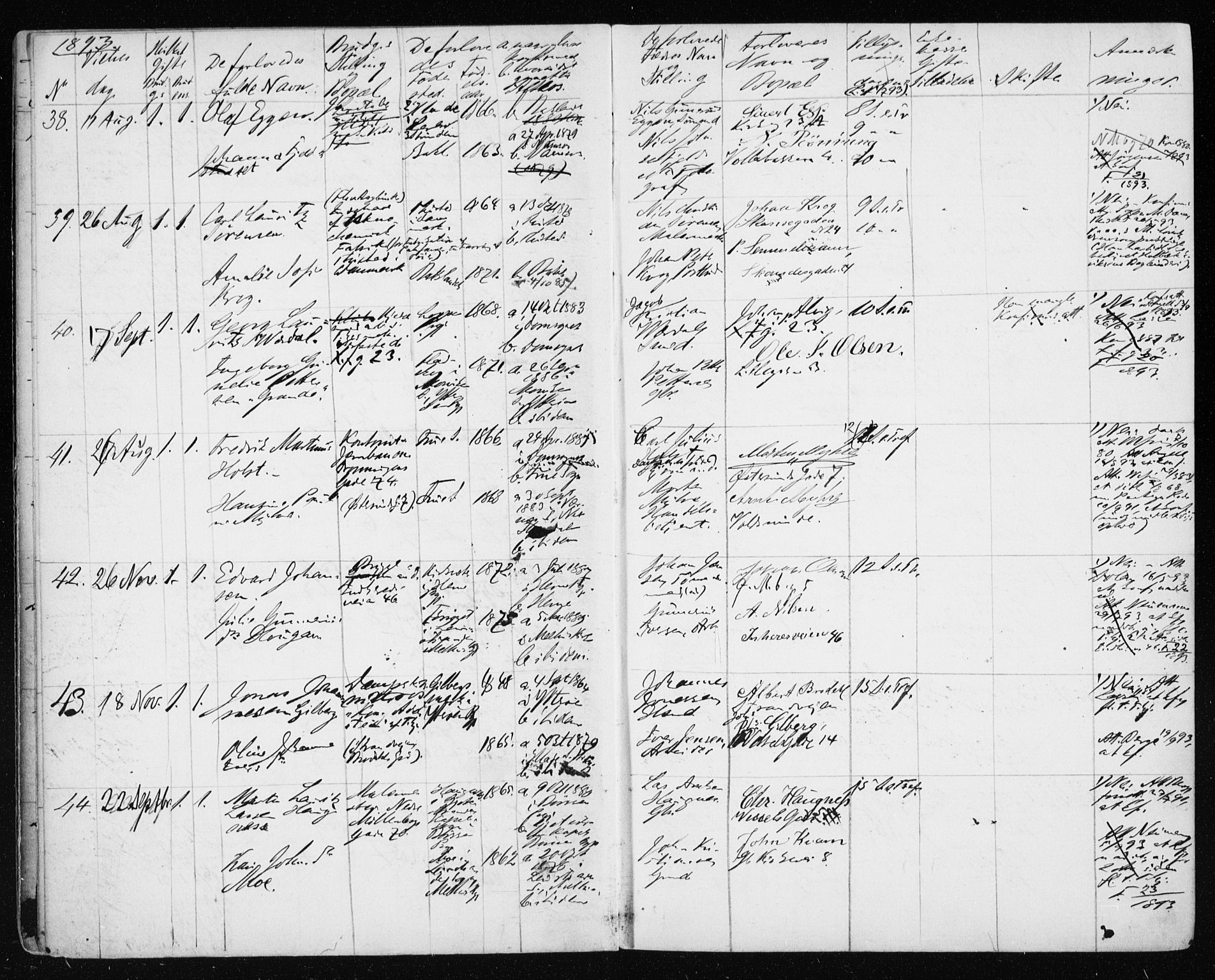 Ministerialprotokoller, klokkerbøker og fødselsregistre - Sør-Trøndelag, AV/SAT-A-1456/604/L0191: Ministerialbok nr. 604A12, 1892-1900