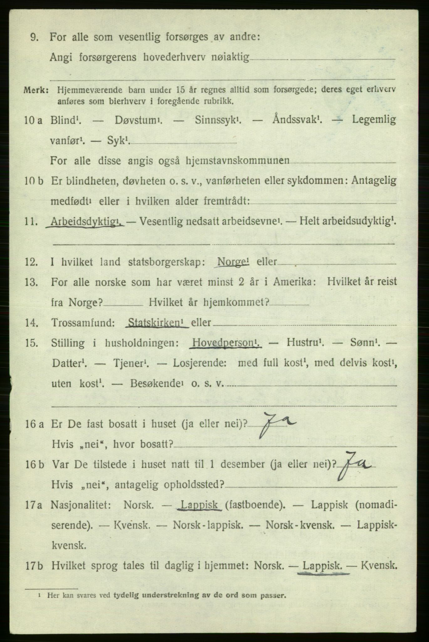 SATØ, Folketelling 1920 for 2029 Nord-Varanger herred, 1920, s. 3030