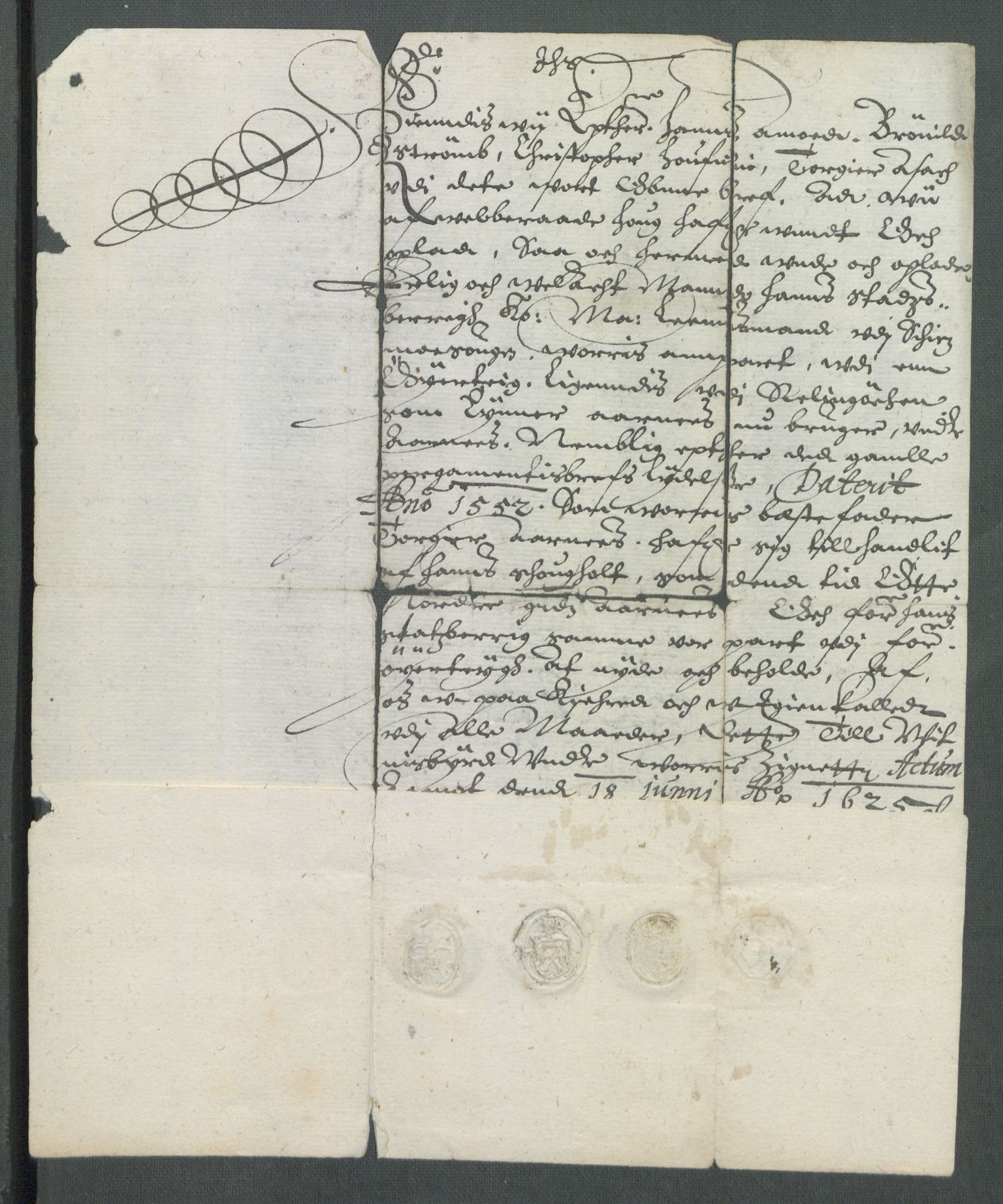 Riksarkivets diplomsamling, AV/RA-EA-5965/F02/L0135: Dokumenter, 1625, s. 15