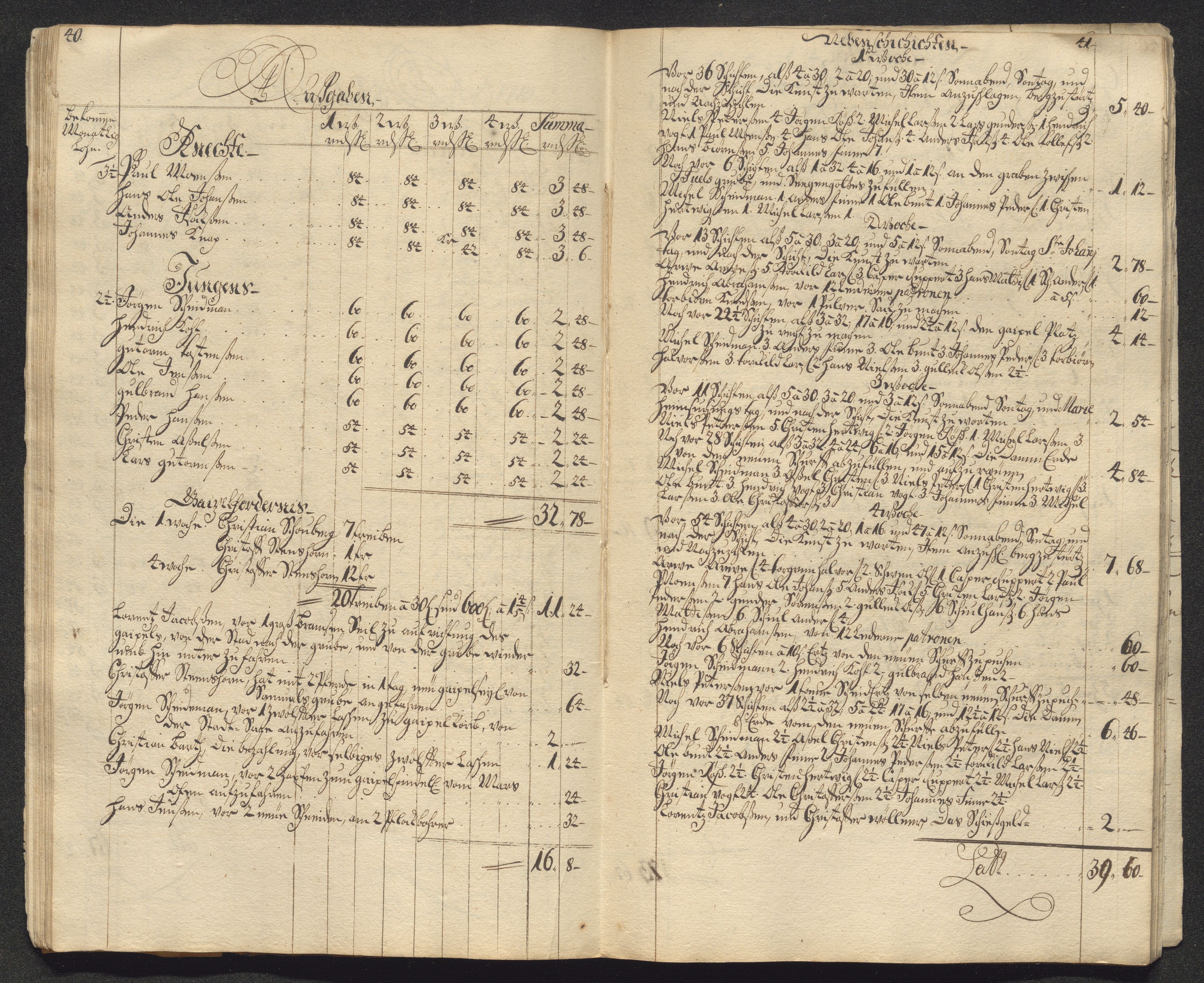 Kongsberg Sølvverk 1623-1816, AV/SAKO-EA-3135/001/D/Dc/Dcd/L0099: Utgiftsregnskap for gruver m.m., 1710, s. 305