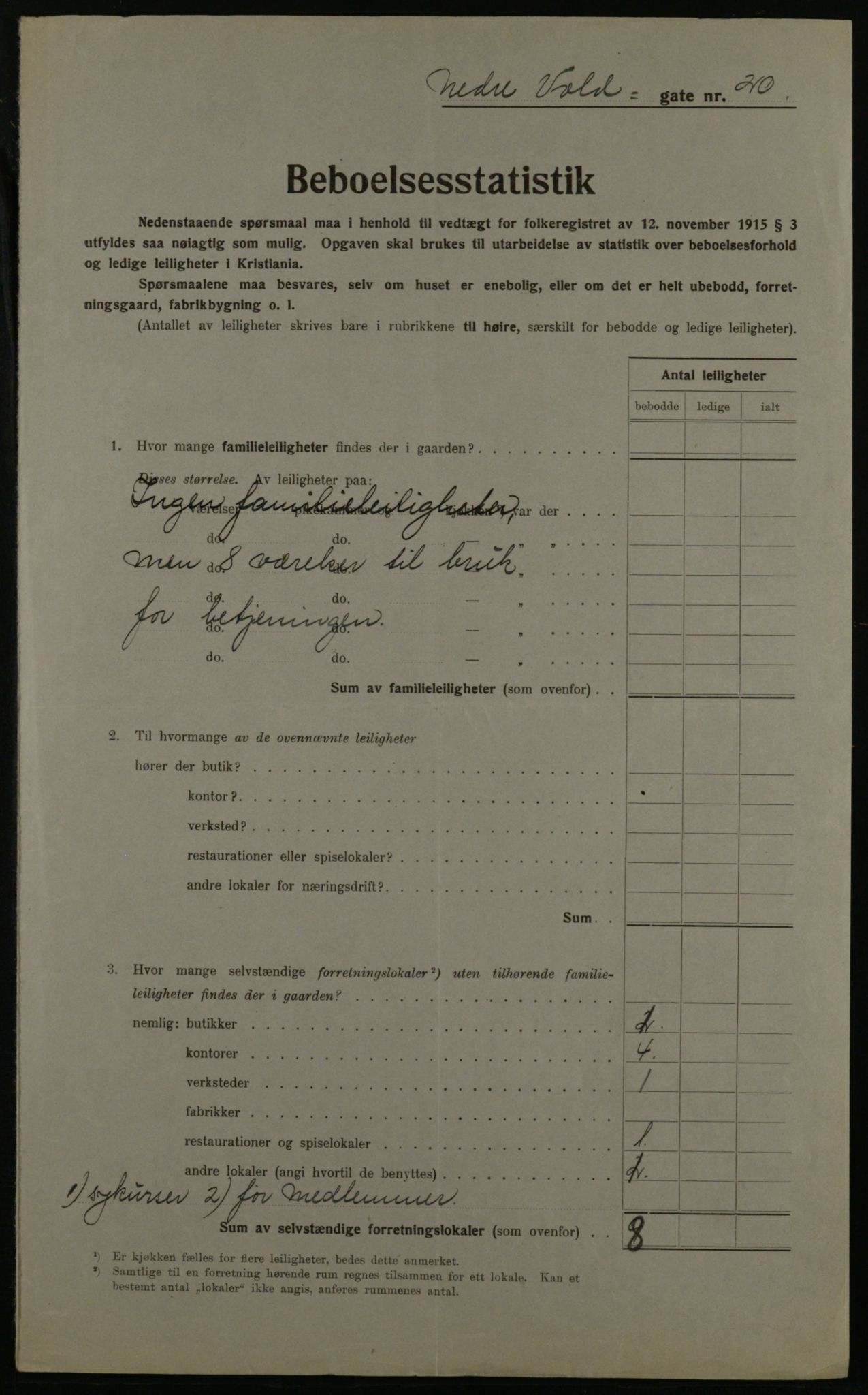 OBA, Kommunal folketelling 1.12.1923 for Kristiania, 1923, s. 76650