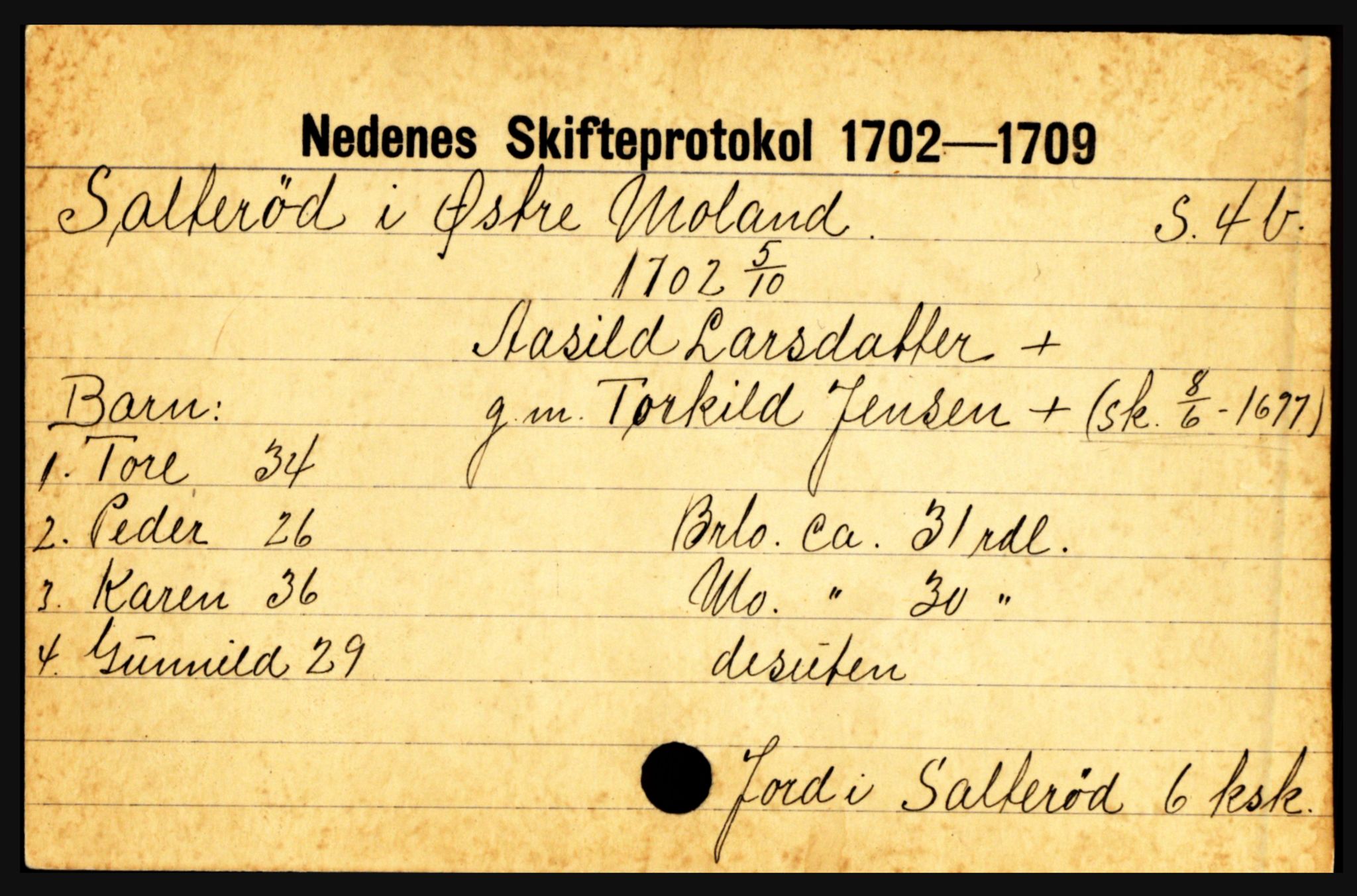 Nedenes sorenskriveri før 1824, AV/SAK-1221-0007/H, s. 25135